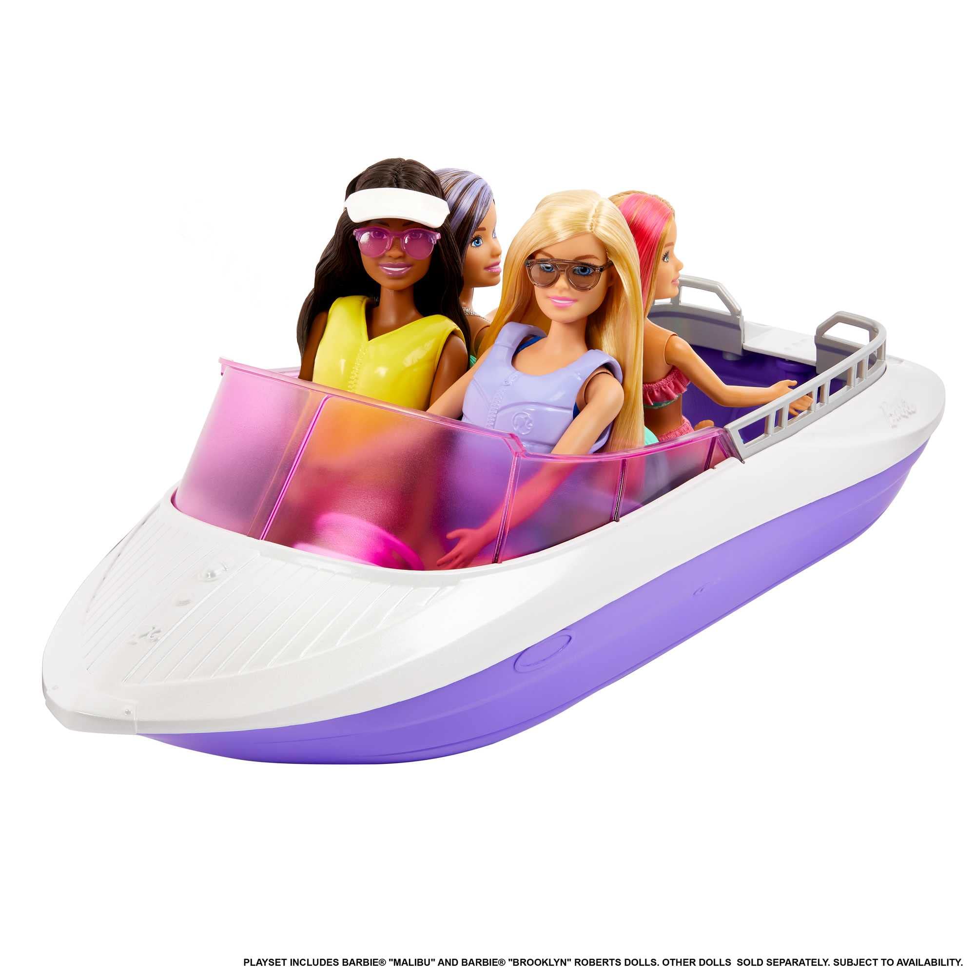 Barbie Mermaid Power Playset - 18-inch Floating Boat with 2 Dolls & Accessories | Ages 3+ 3