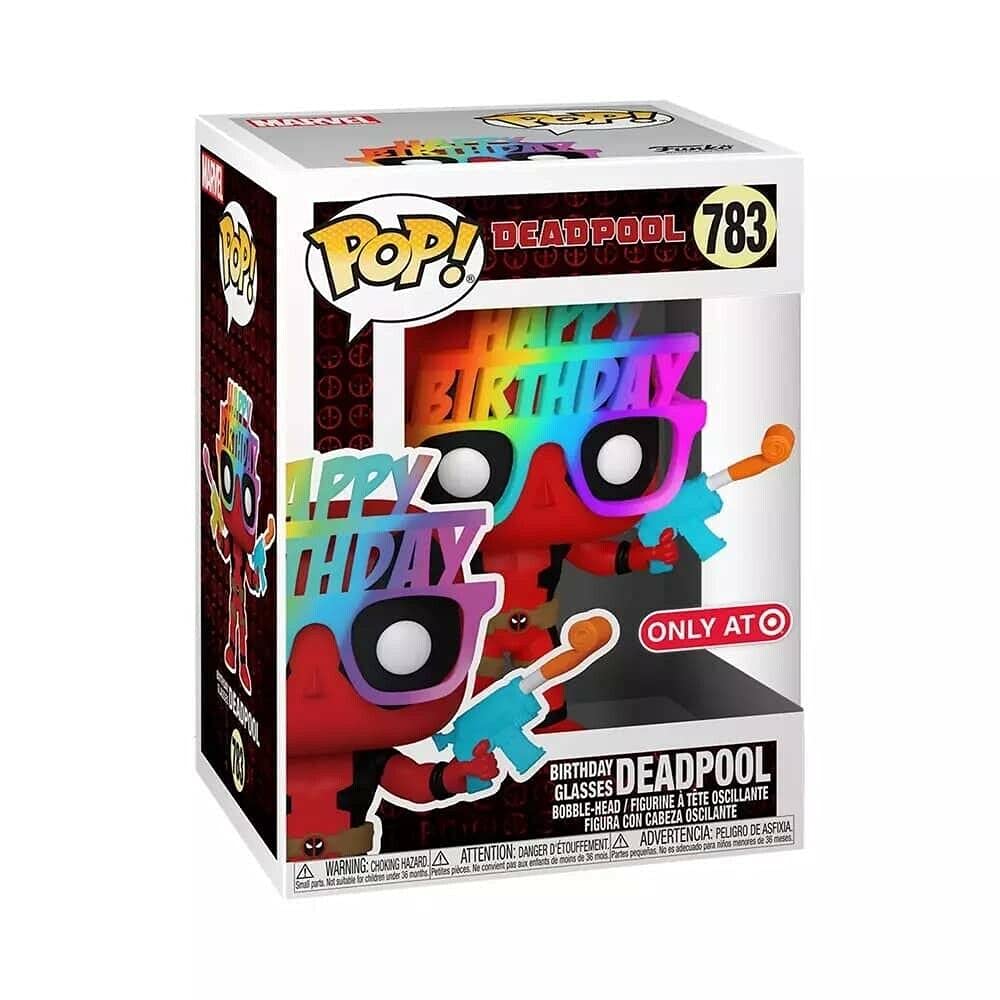 Marvel Deadpool Occhiali per il compleanno Esclusivo Funko 54687 Pop! Vinile