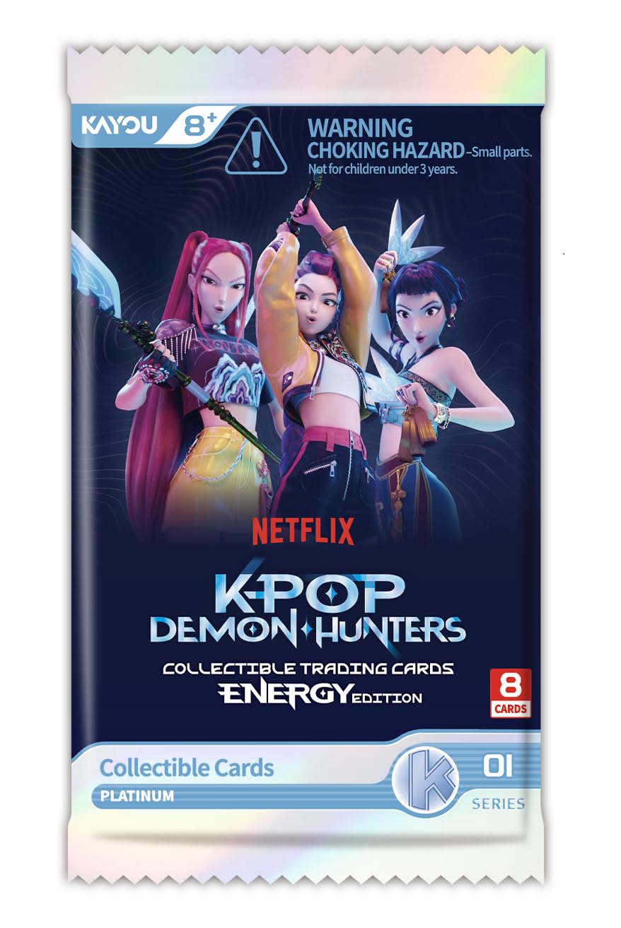 Kayou K-POP Demon Hunters: Energy Edition Series 1-B Booster Pack Display - 12 Packs, 8 Cards Each 1