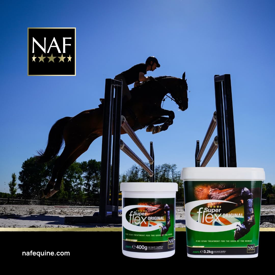 NAF Five Star Superflex Joint Care Powder for Horses - 400g | Glucosamine & MSM Formula 5