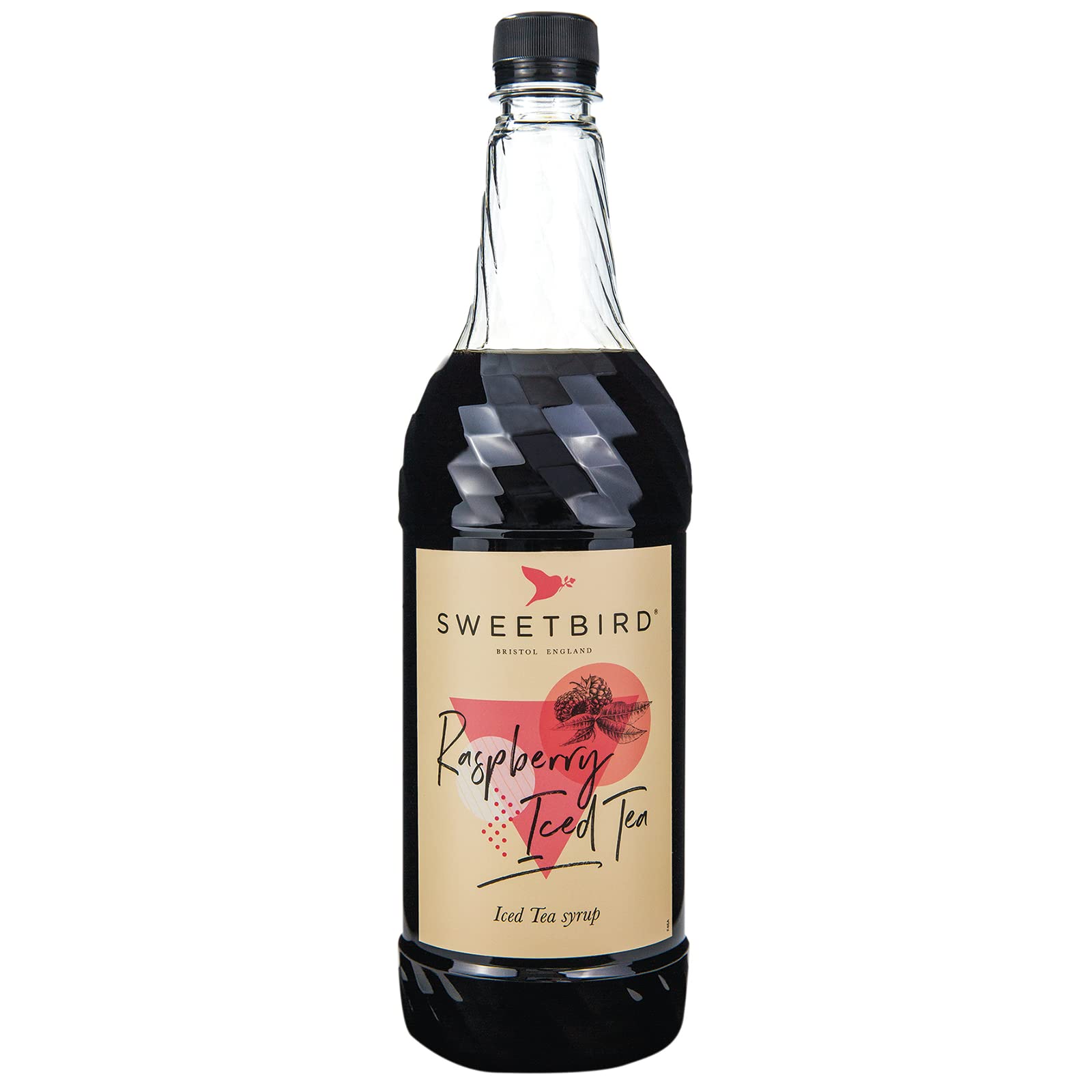 Sweetbird Raspberry Iced Tea Syrup - 1 Litre | Vegan Friendly | Makes 41 Drinks 1