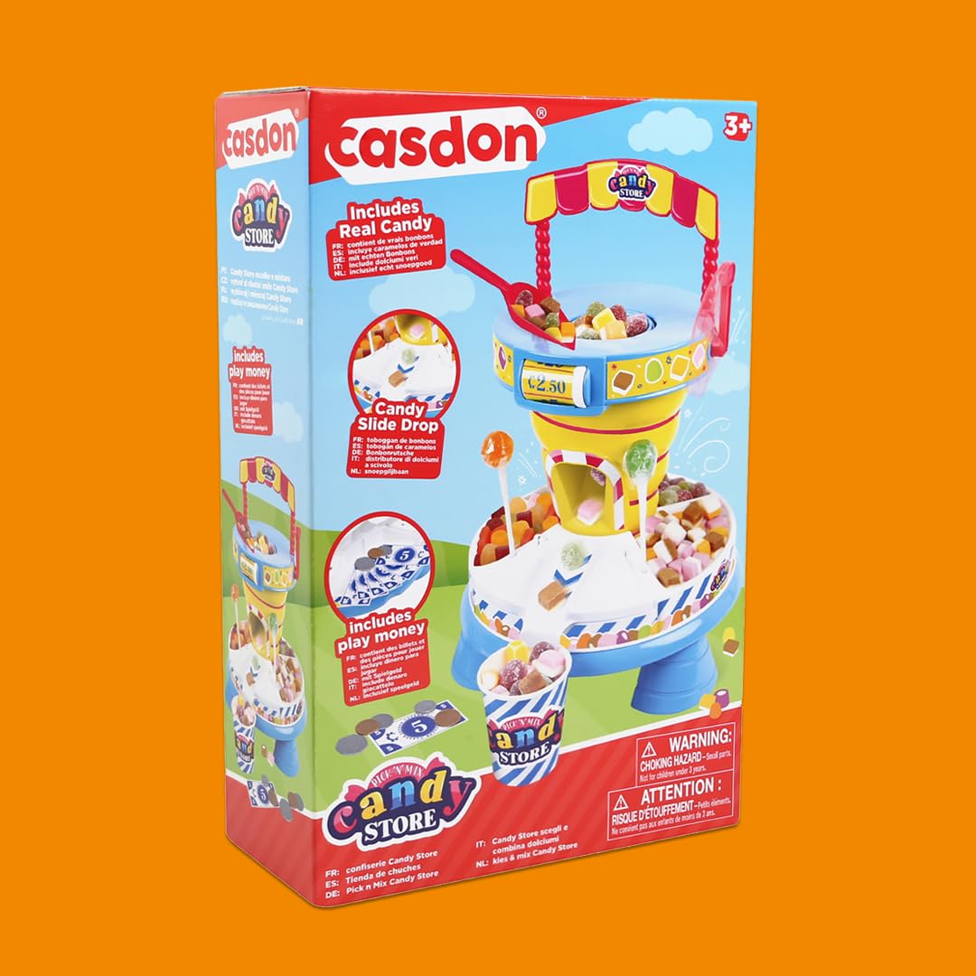 Casdon Pick & Mix Candy Store - Interactive Sweet Shop for Ages 3+ | Includes Play Money & Real Sweets 7