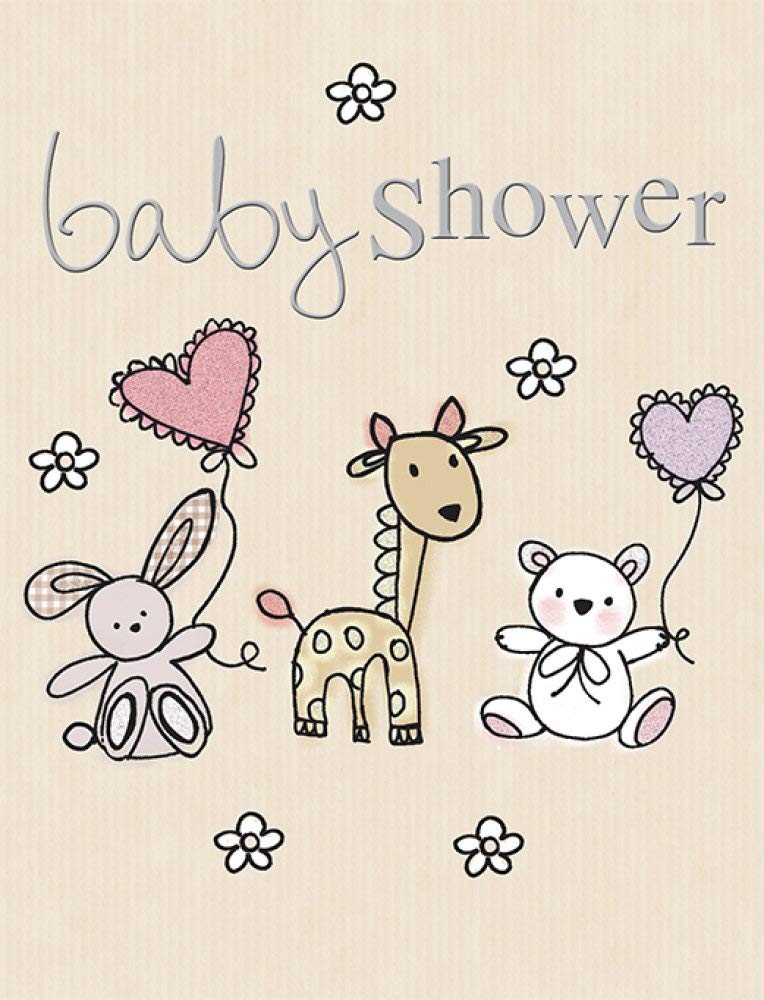 Piccadilly Greetings Baby Shower Greeting Card | 8 x 6 Inches | Beige 1
