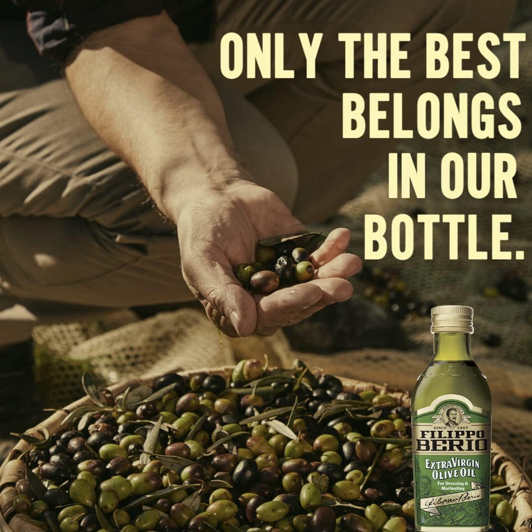 Filippo Berio Extra Virgin Olive Oil - Rich Fruity Flavour | 750ml Glass Bottle 3