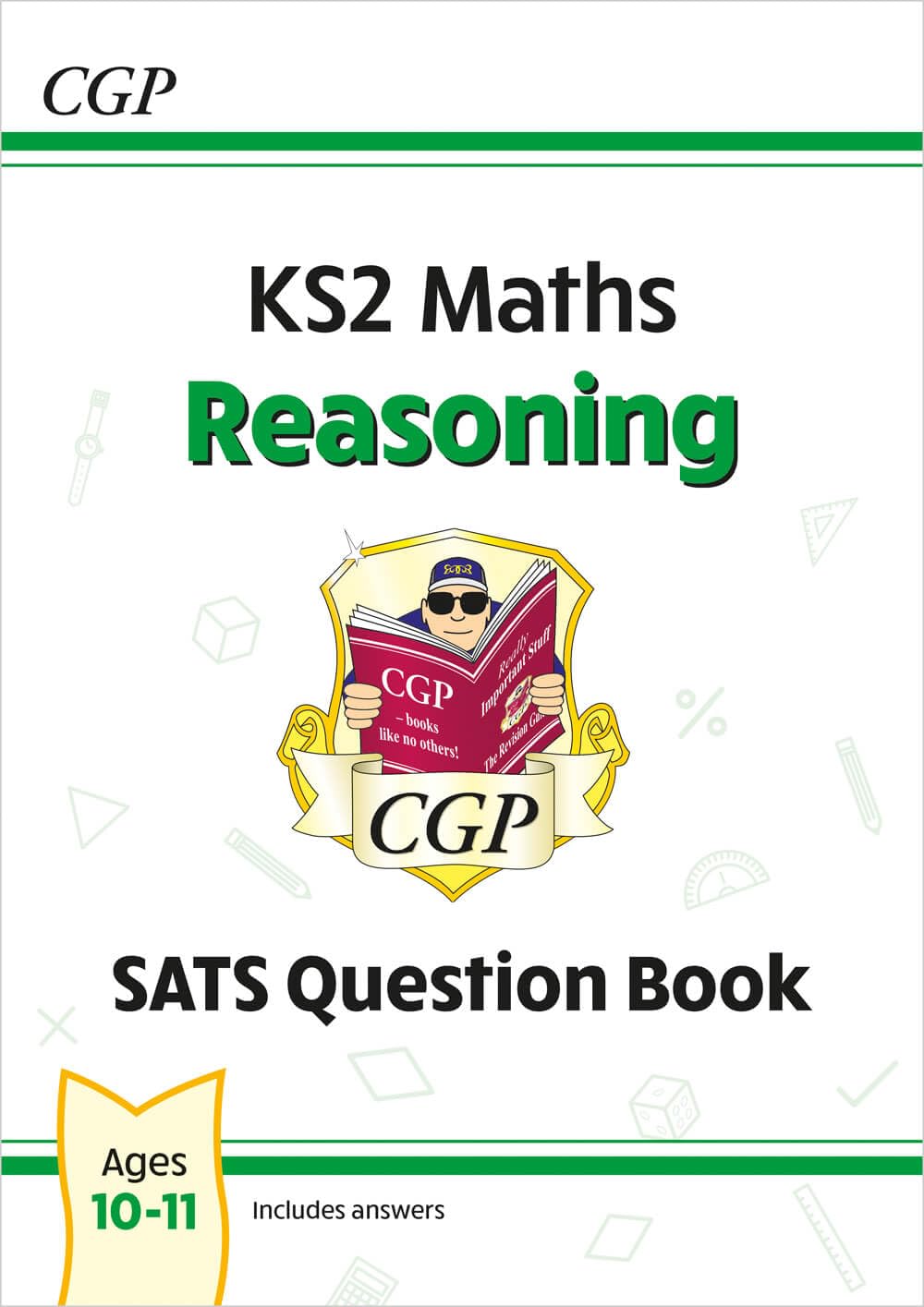 CGP Books KS2 Maths SATS Reasoning Question Book - Ages 10-11 | Practice Questions | Paperback