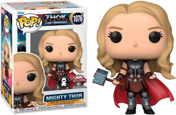 Funko Pop! Marvel Thor: Love and Thunder - Mighty Thor Vinyl Figure (Special Edition Metallic)