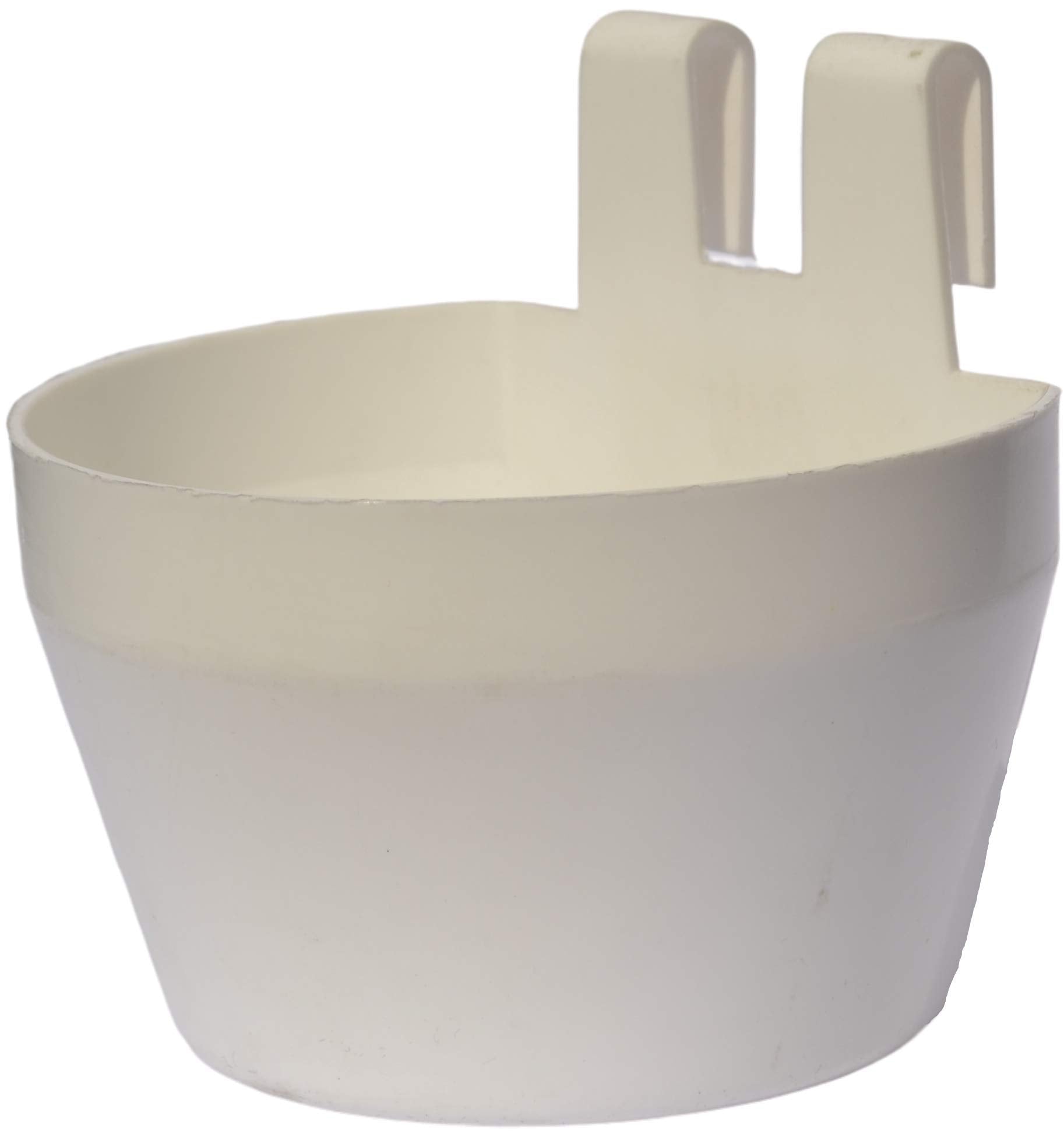 Supa Poultry Cage Cups - Pack of 12 for Food, Grit, or Water | Integral Hook | Multi-Colour Plastic 9