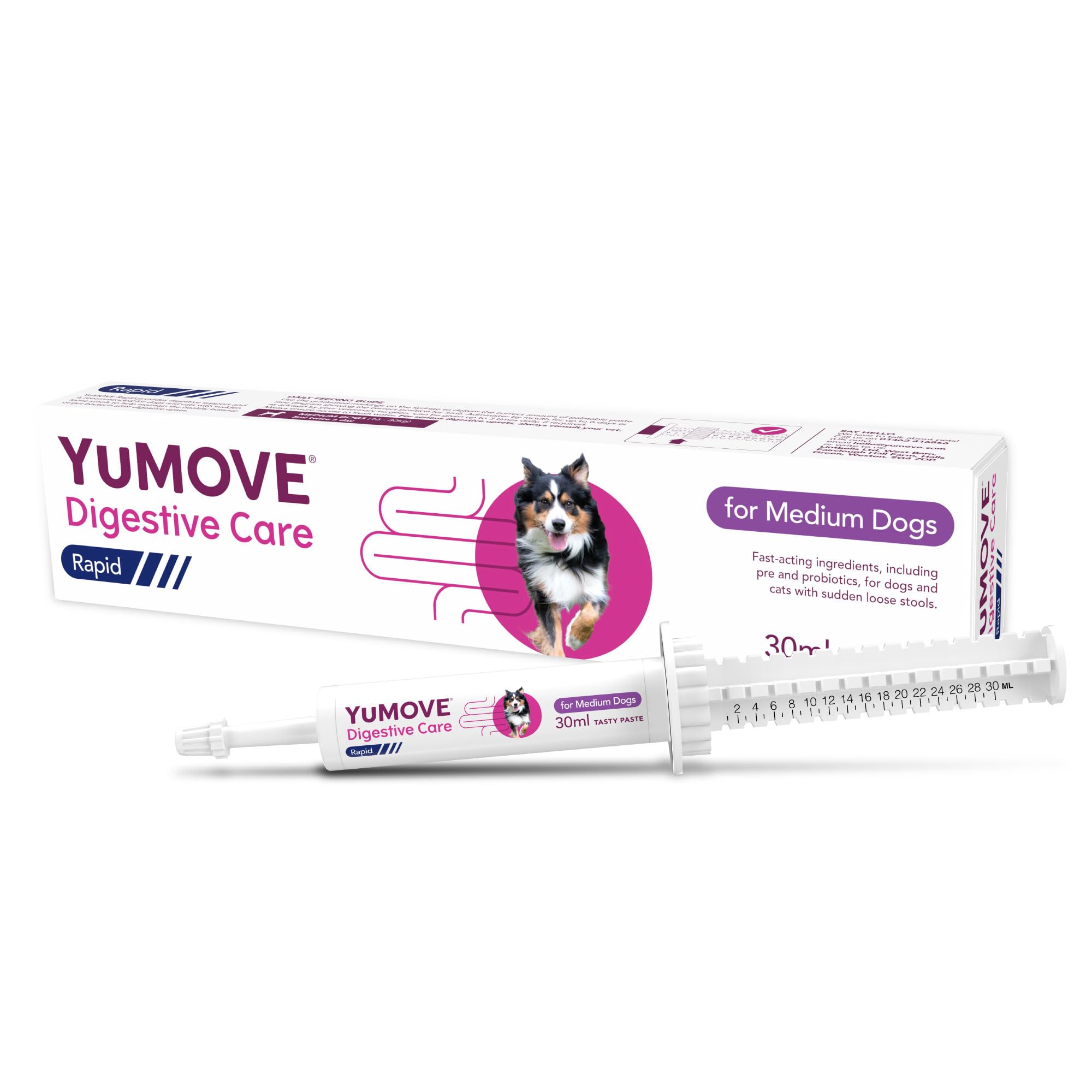 YuMOVE Digestive Care Rapid Pre and Probiotic Paste for Dogs Gut Health | 30ml 1
