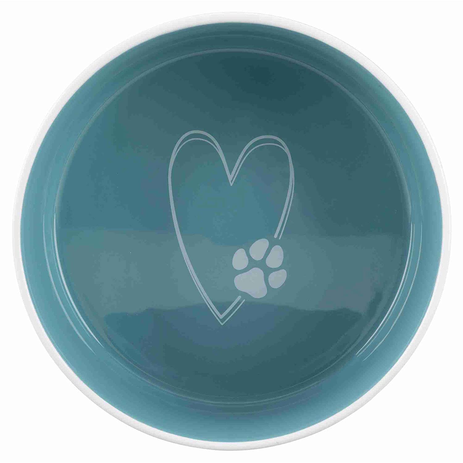 TRIXIE Junior Ceramic Bowl - 0.3L Capacity | 12 cm Diameter | Non-Slip Base 2