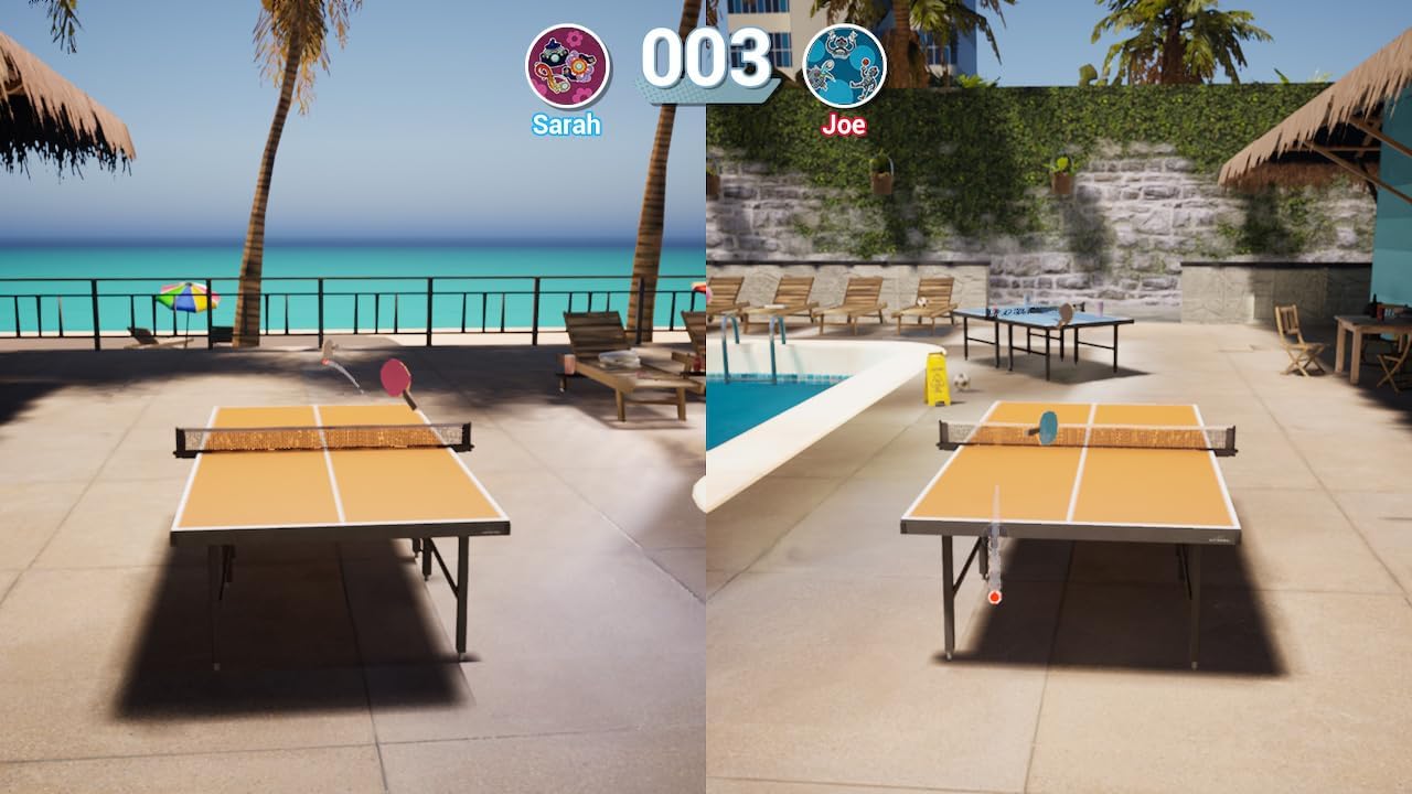 Tip Top Table Tennis - Nintendo Switch Kit with Bats & Net 5