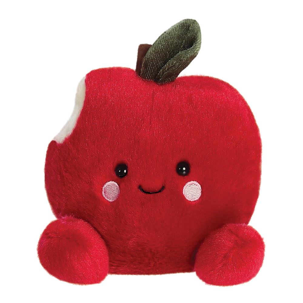 AURORA Palm Pals Crisp Red Apple Soft Toy | 13cm | Red | Suitable from Birth