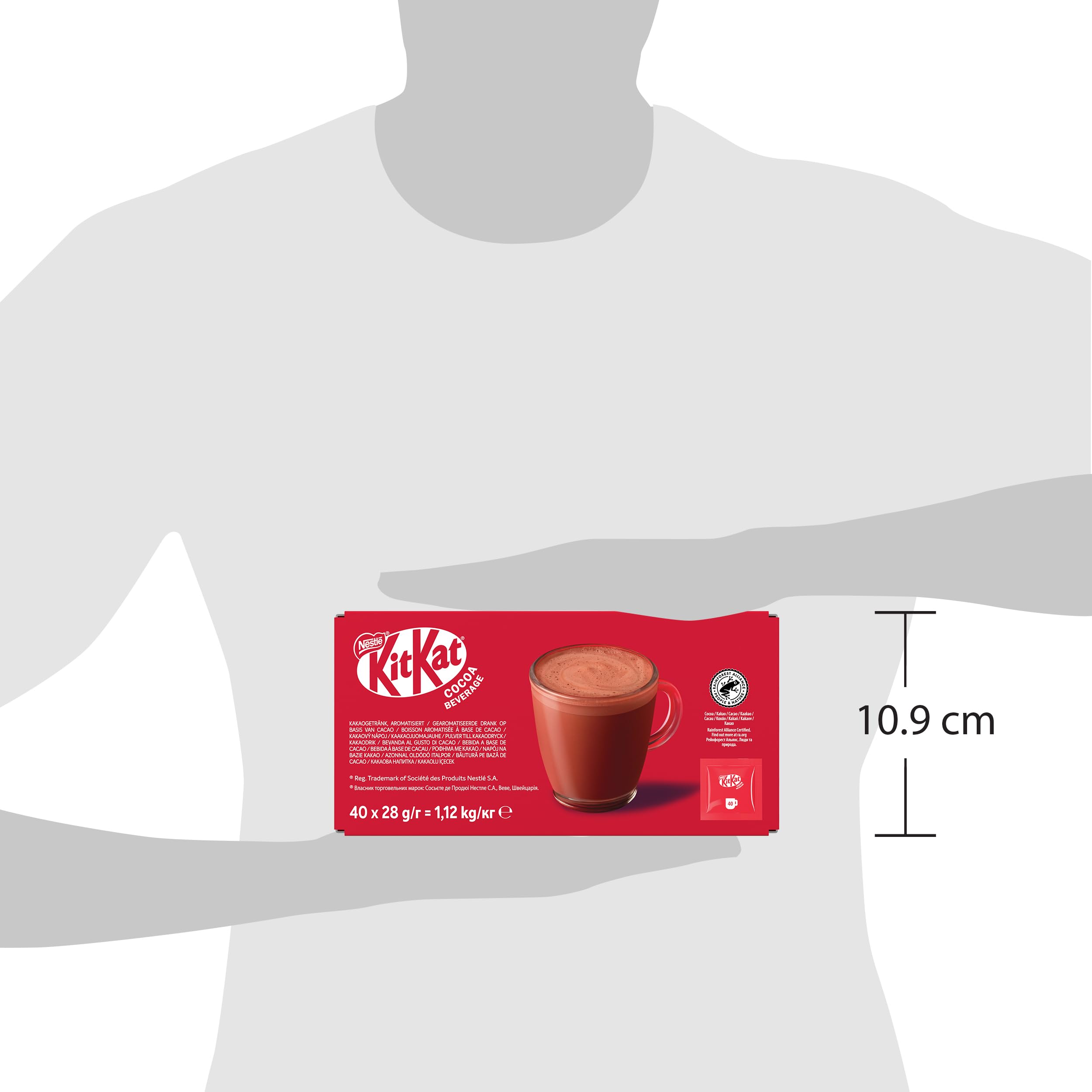 KitKat Instant Hot Chocolate Powder Sachets - 40 Count (28g Each) 4
