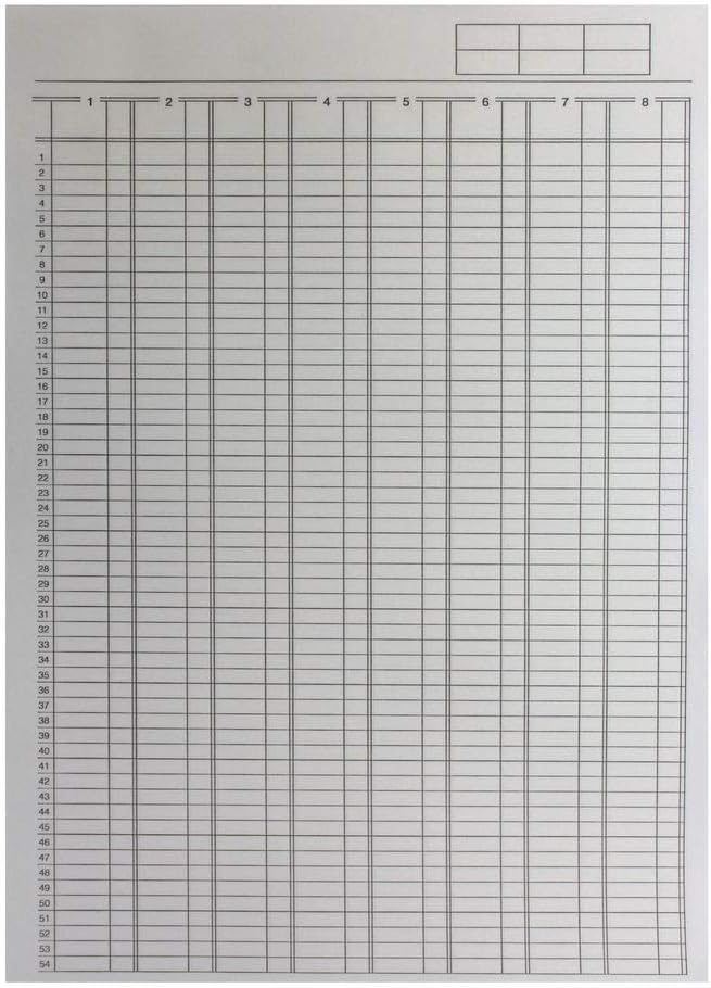 Q Connect A4 8-Column Analysis Pad 2