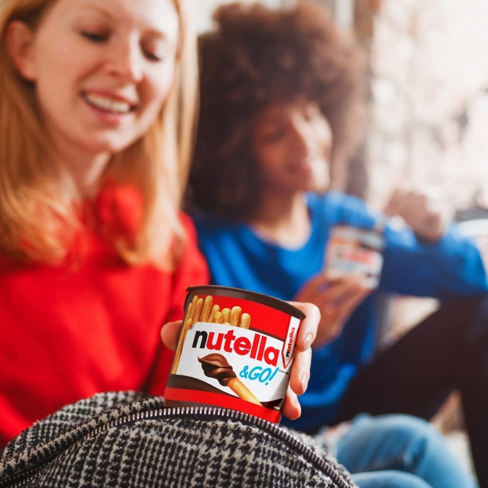 Nutella Chocolate Hazelnut Spread with Breadsticks Snack Pack - 96g 8