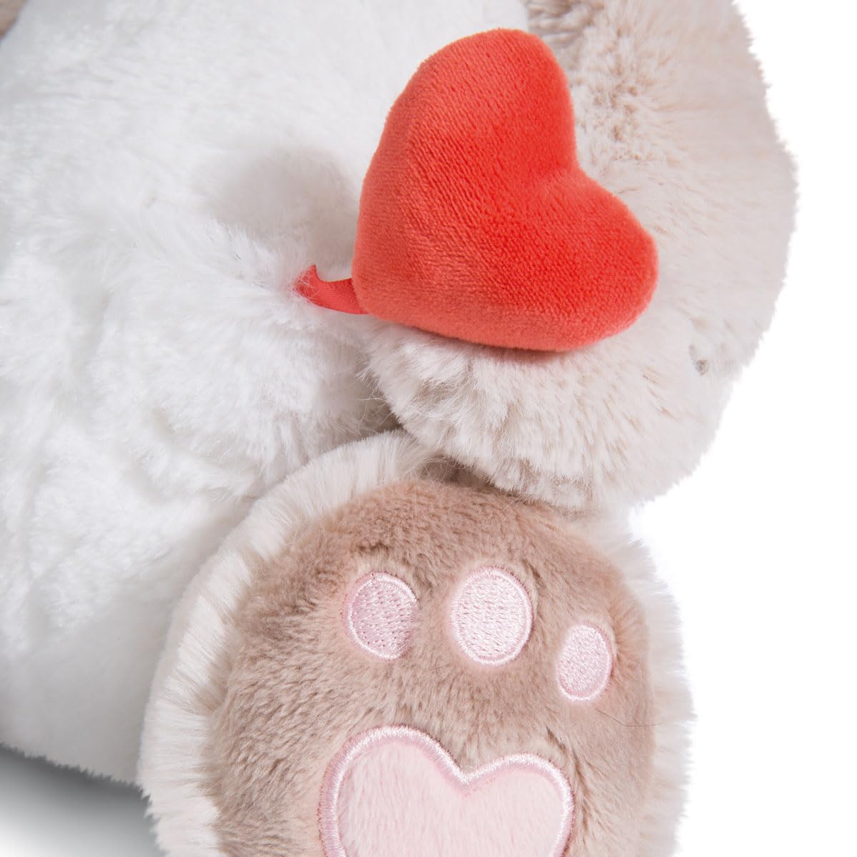 Nici Love Cat Fluffy Stuffed Animal 25cm Gray Sustainable Plush Toy for Kids & Adults | Model 49407 4
