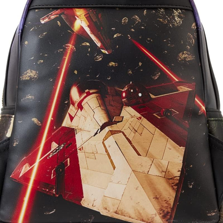 Loungefly Star Wars: Episode II Attack of the Clones Scene Mini Backpack (Polyurethane)