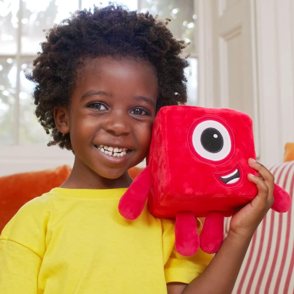 Numberblocks One Plush Toy - Soft Tactile Stuffed Animal for Toddlers 18 Months+ 3
