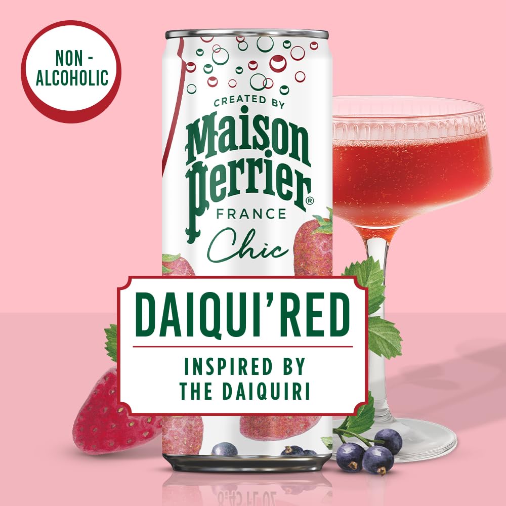 Maison Perrier Chic Daiqui'red Non-Alcoholic Aperitif Mocktail | 4 x 250ml Cans