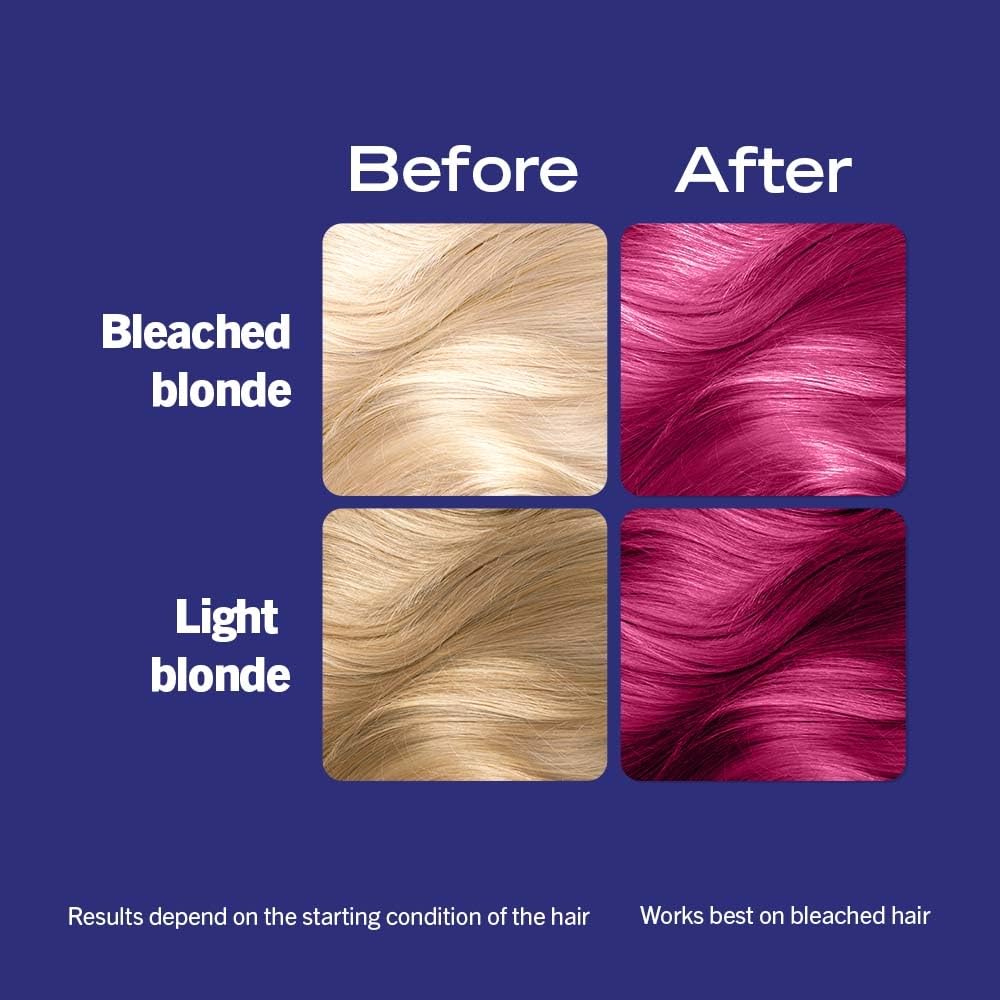 Schwarzkopf LIVE Ultra Brights or Pastels Shocking Pink Semi-Permanent Hair Dye (50ml) 5