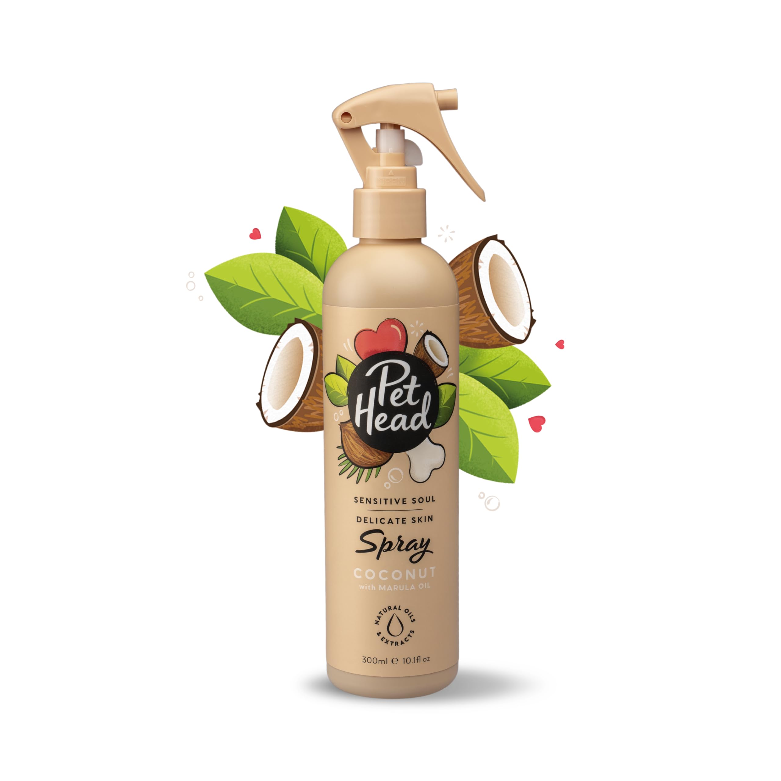 Pet Head Sensitive Soul Dog Deodoriser Spray - Coconut Scent | pH Neutral | 300 ml 1
