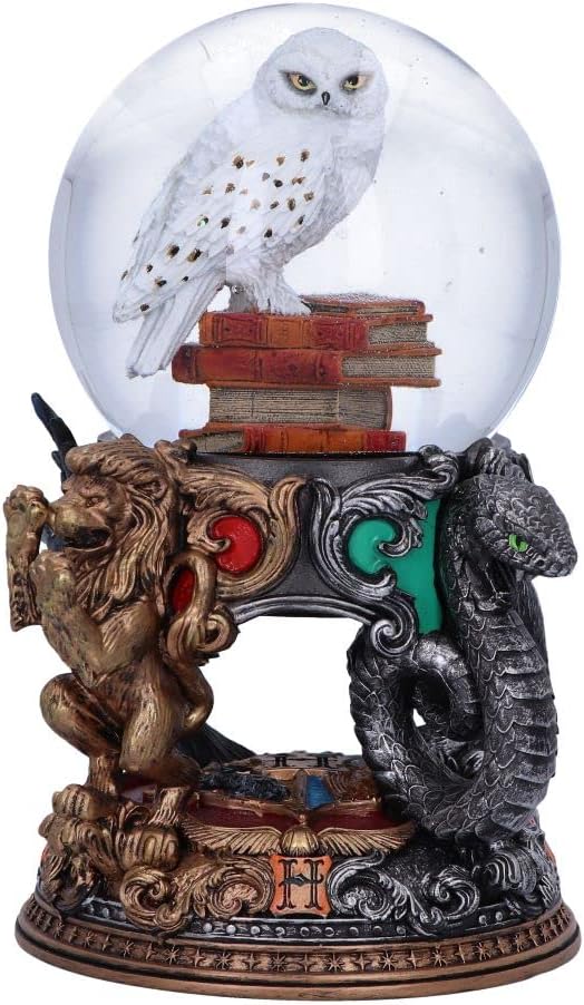 Nemesis Now Officially Licensed Harry Potter Hedwig Snow Globe, Multi Coloured,