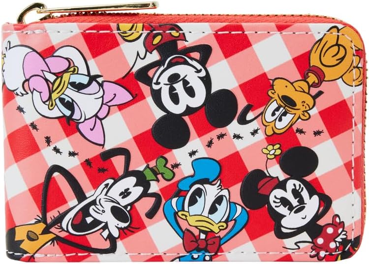 Loungefly Disney Mickey & Friends Picnic Accordion Wallet (Model: N/A)