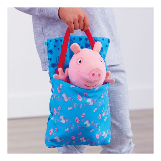 Peppa Pig Sleepover Plush Toy - Musical Night-Light with Sleeping Bag 8