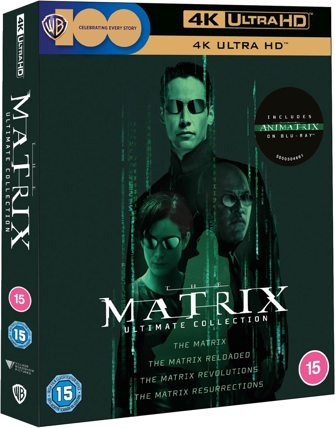 The Ultimate Matrix Collection [4K Ultra HD] [1999] [Blu-ray] [2024] [Region Fre 2