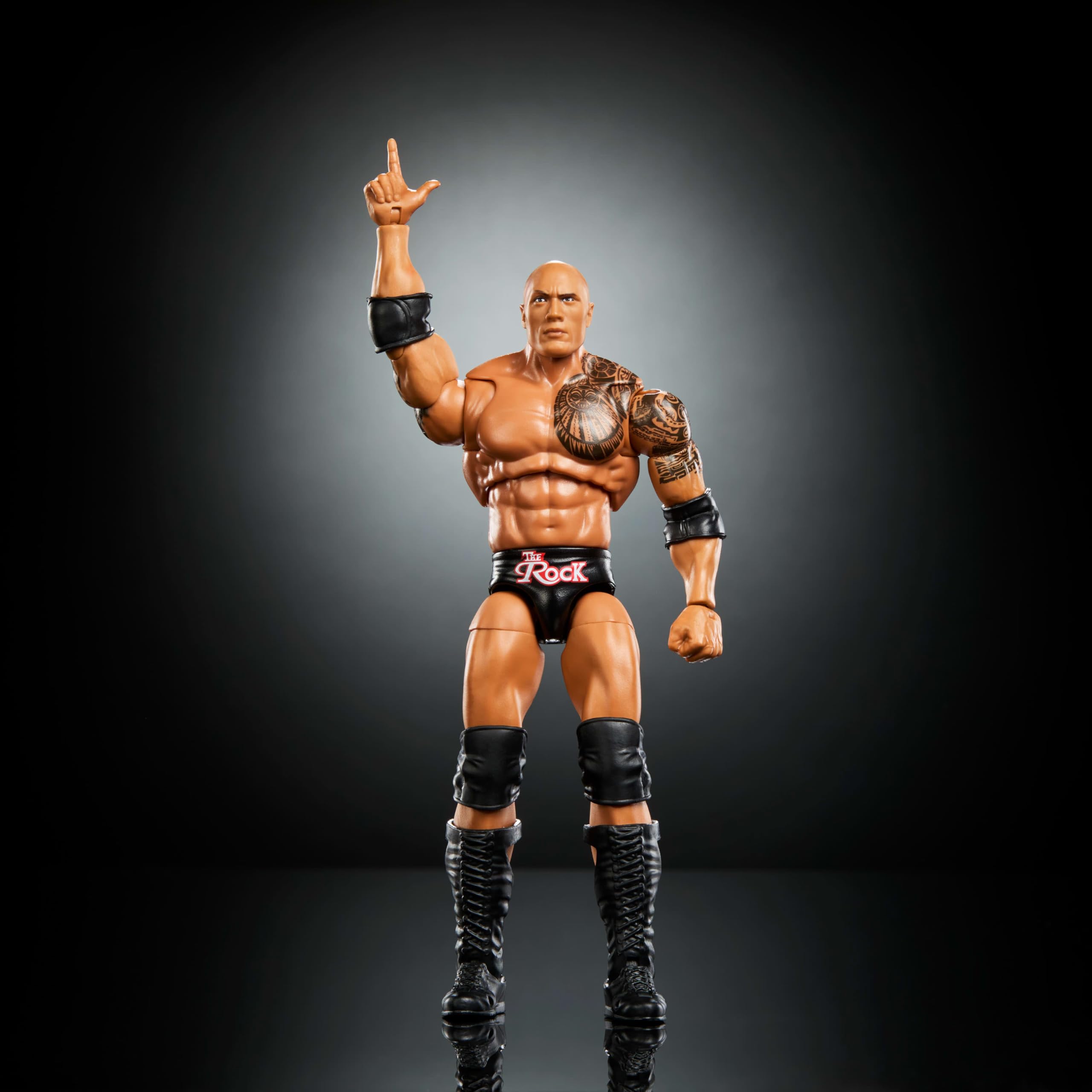 WWE Ultimate Edition The Rock Final Boss Action Figure with Accessories | 6-inch | Mattel 4