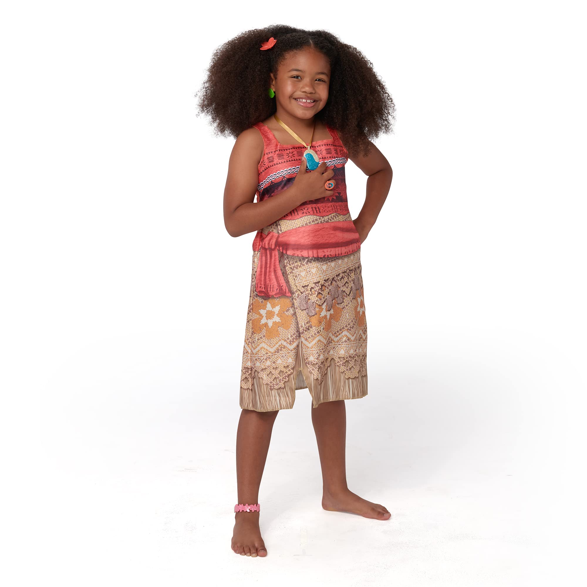 Disney Princess Moana Dress Up Trunk - 11 Pieces | Ages 3-6 Years