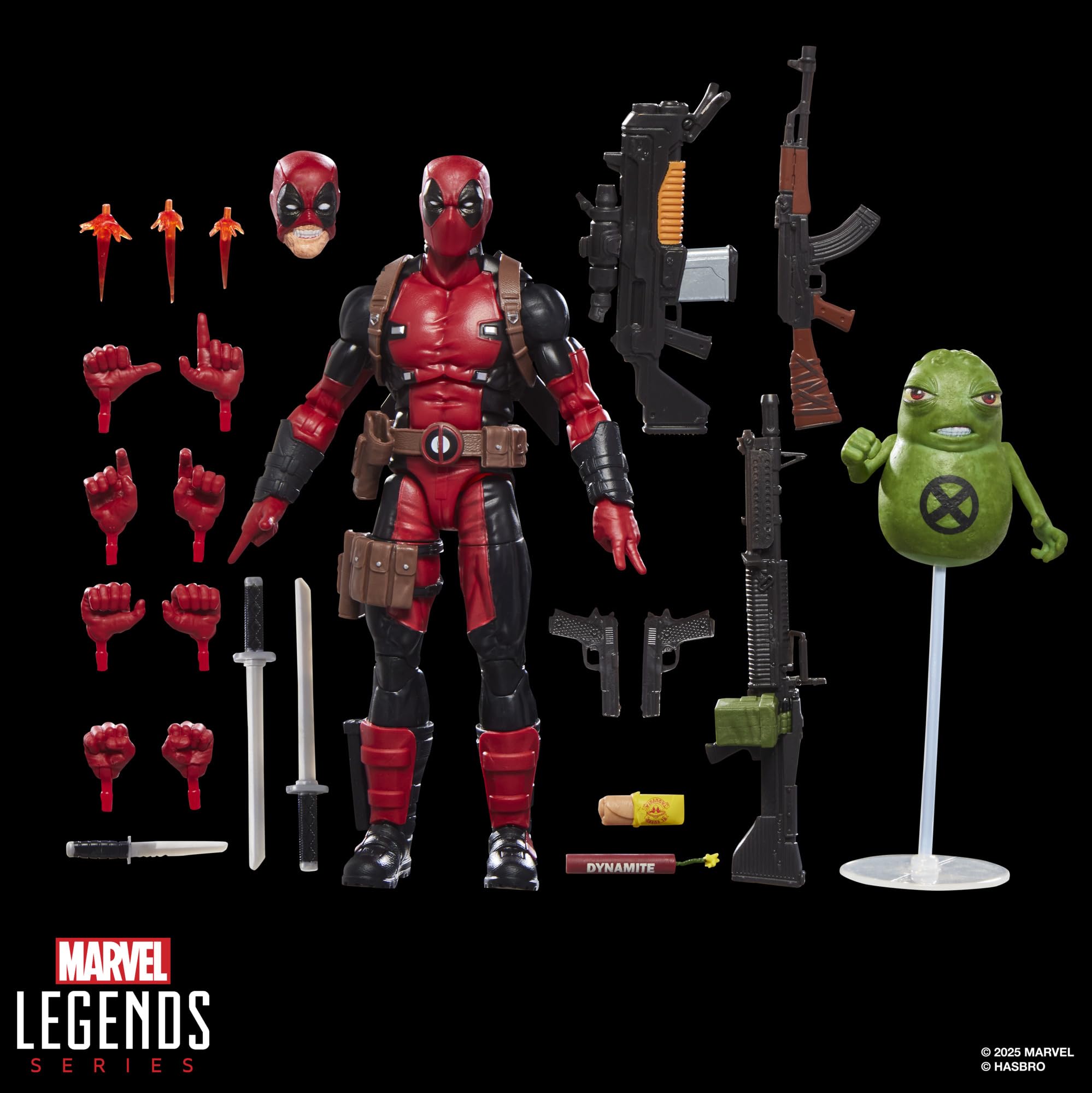 Marvel Legends Maximum Series Deadpool Action Figure with Doop | 6-Inch Scale | 24 Accessories