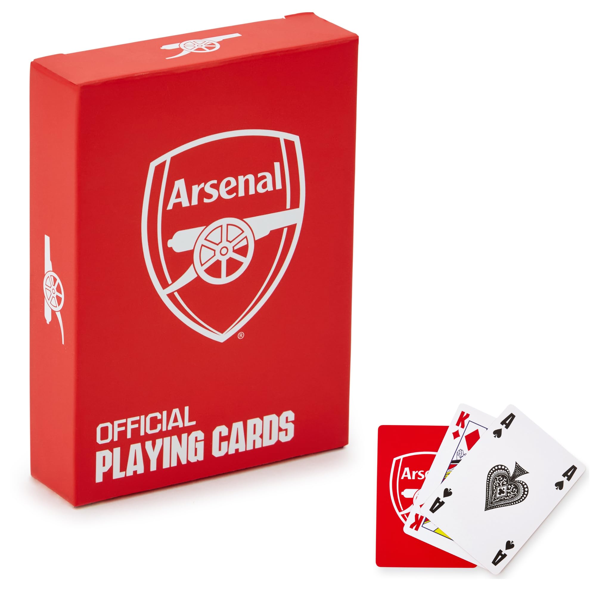 The Gift Scholars Arsenal FC Playing Cards - Officially Licensed Gooners Crest Deck | Unisex Adult 1