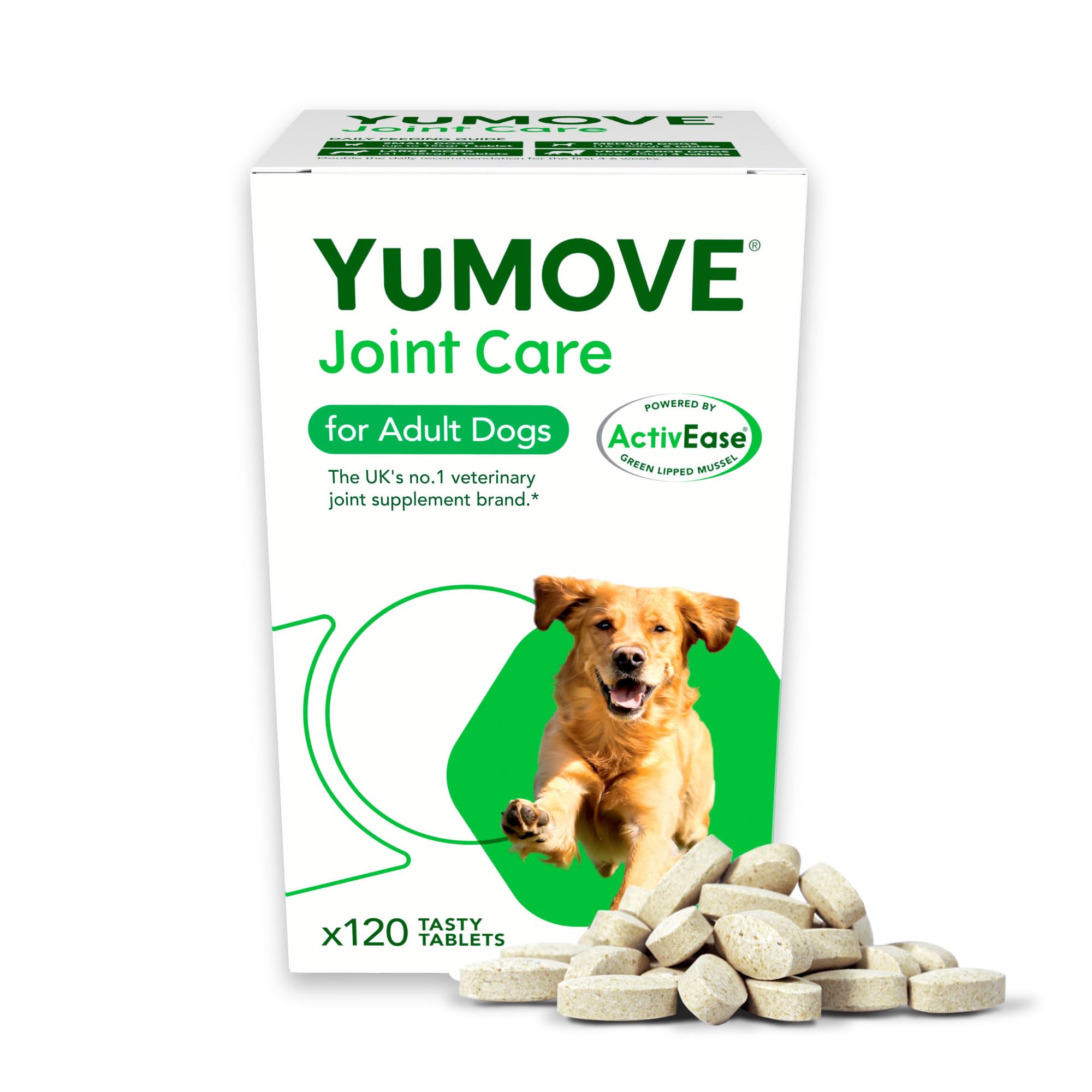 YuMOVE Joint Supplement for Dogs - Higher Strength for Joint Care | 120 Tablets 1