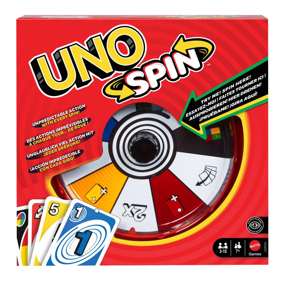 Mattel UNO Spin Card Game