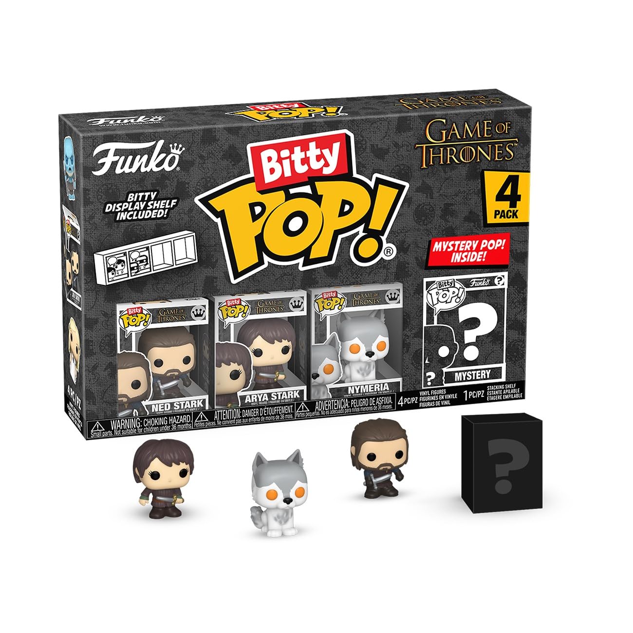 Funko Bitty Pop! Game of Thrones - Ned Stark 4-Pack with Mystery Mini Vinyl Figure 1