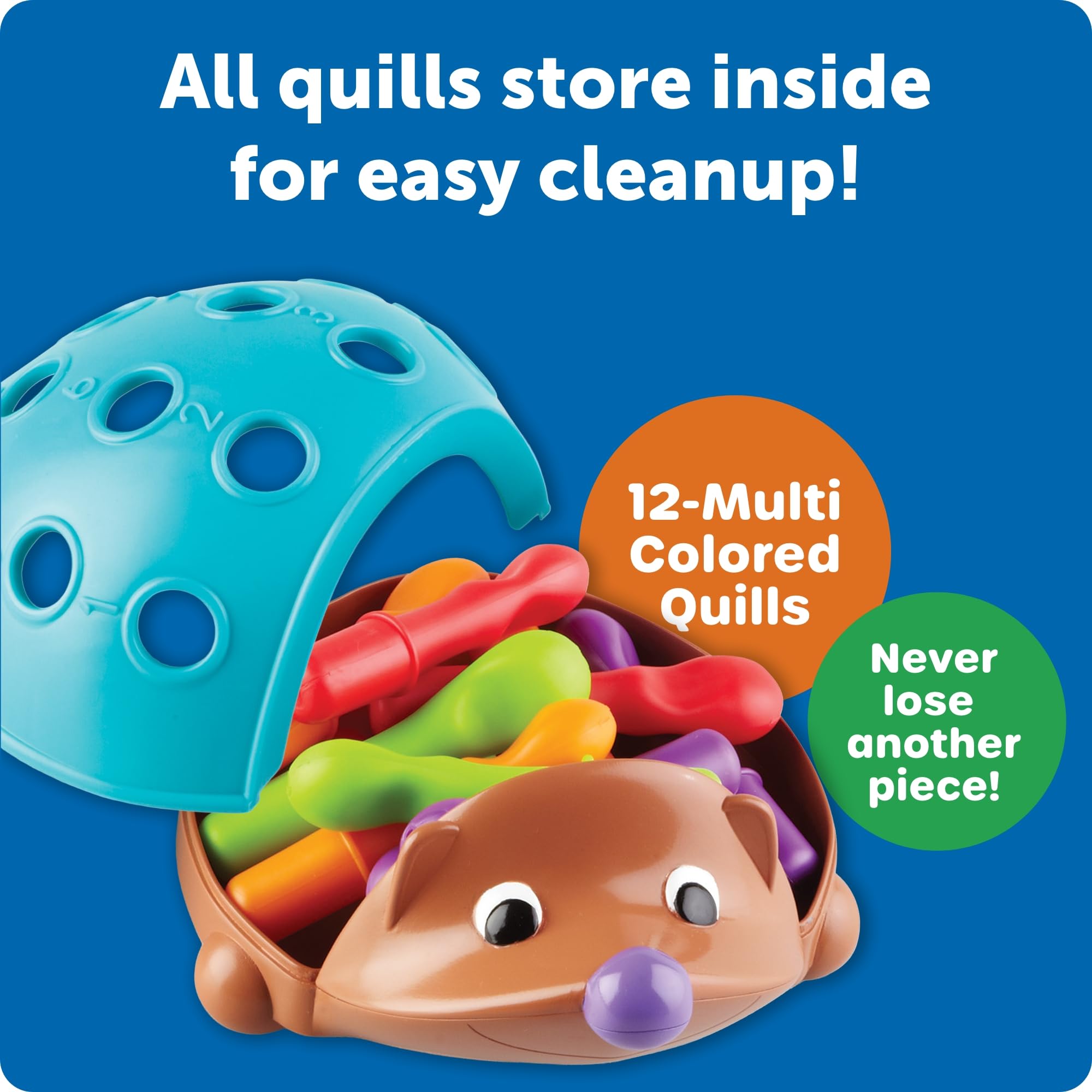 Learning Resources Spike the Fine Motor Hedgehog - Educational Peg Play Toy for Toddlers 18m+ 11