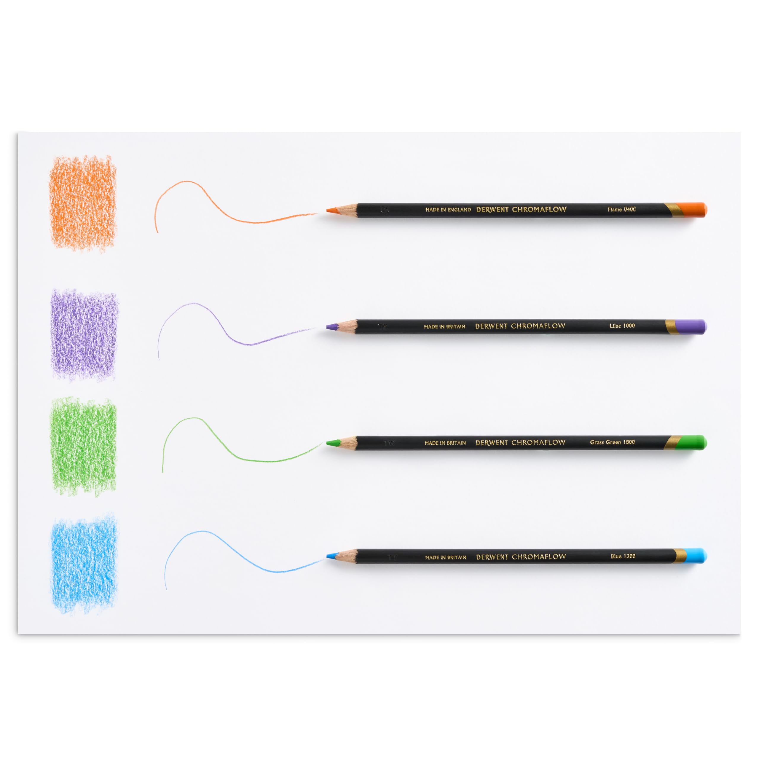 Derwent Chromaflow Coloured Pencils - Set of 24 | 3.5mm Core | Blendable 7