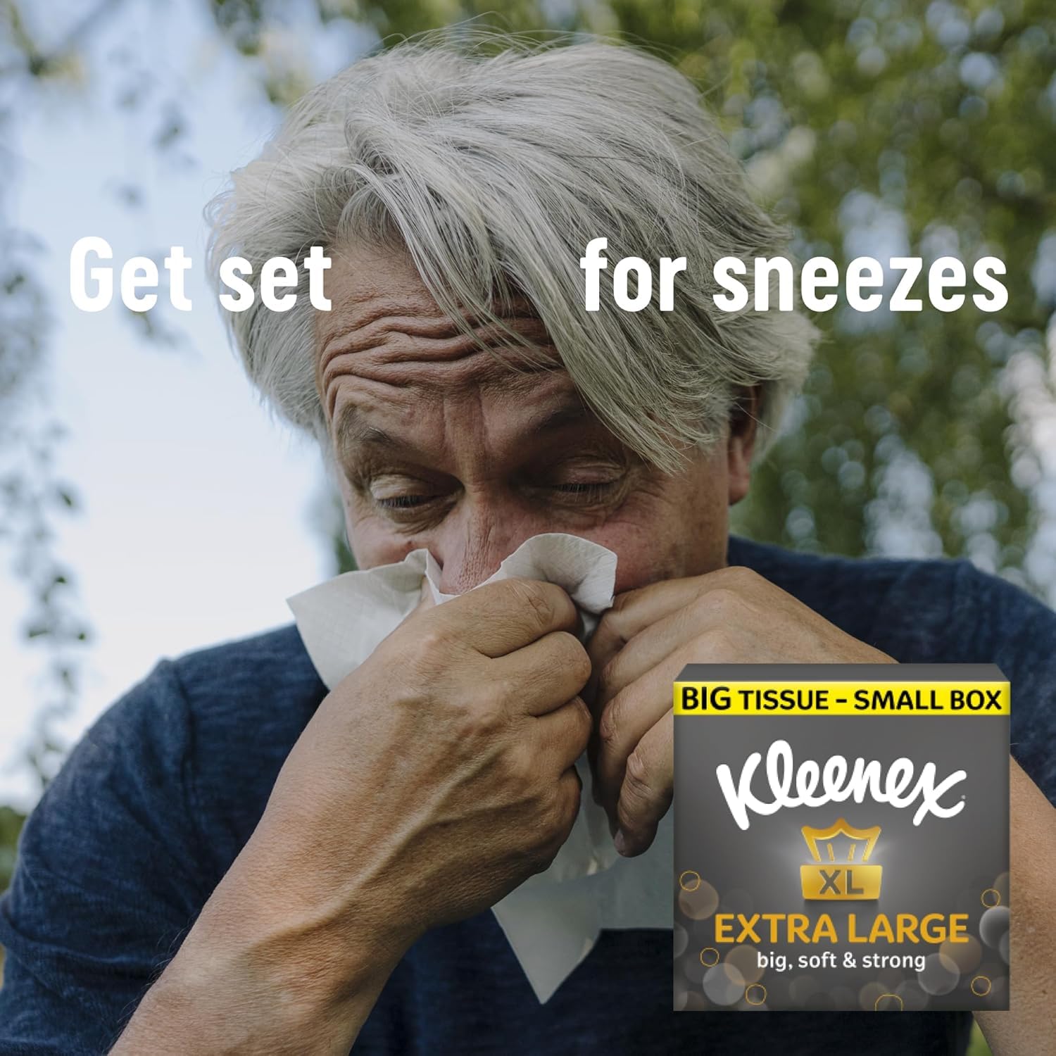 Kleenex Extra Large Compact Facial Tissues - 4 Boxes, 176 Unscented 3-Ply Sheets 4