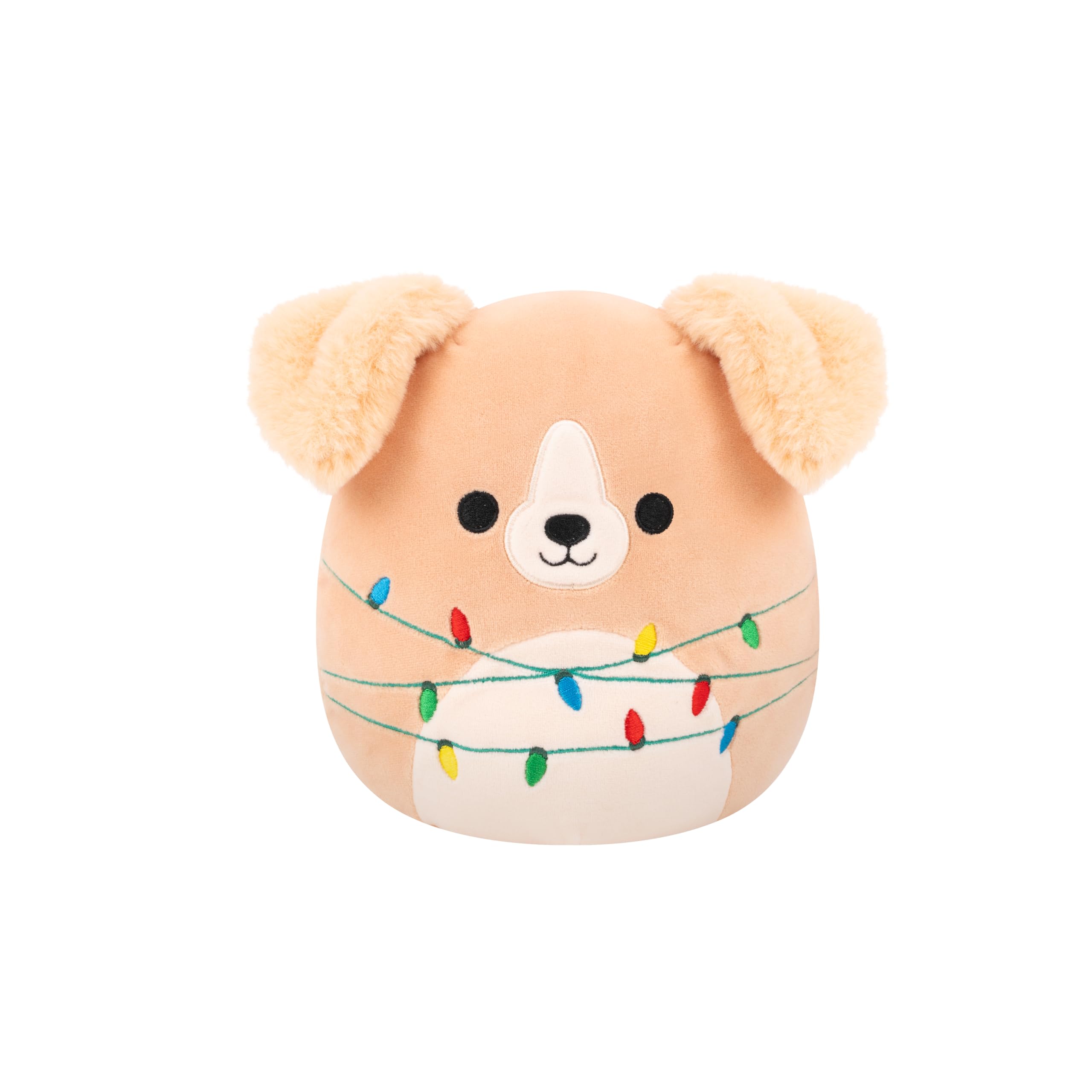 Squishmallows Stevon the Golden Retriever 7.5-Inch Plush with String Lights - Soft Stuffed Animal for Kids 3+ 9
