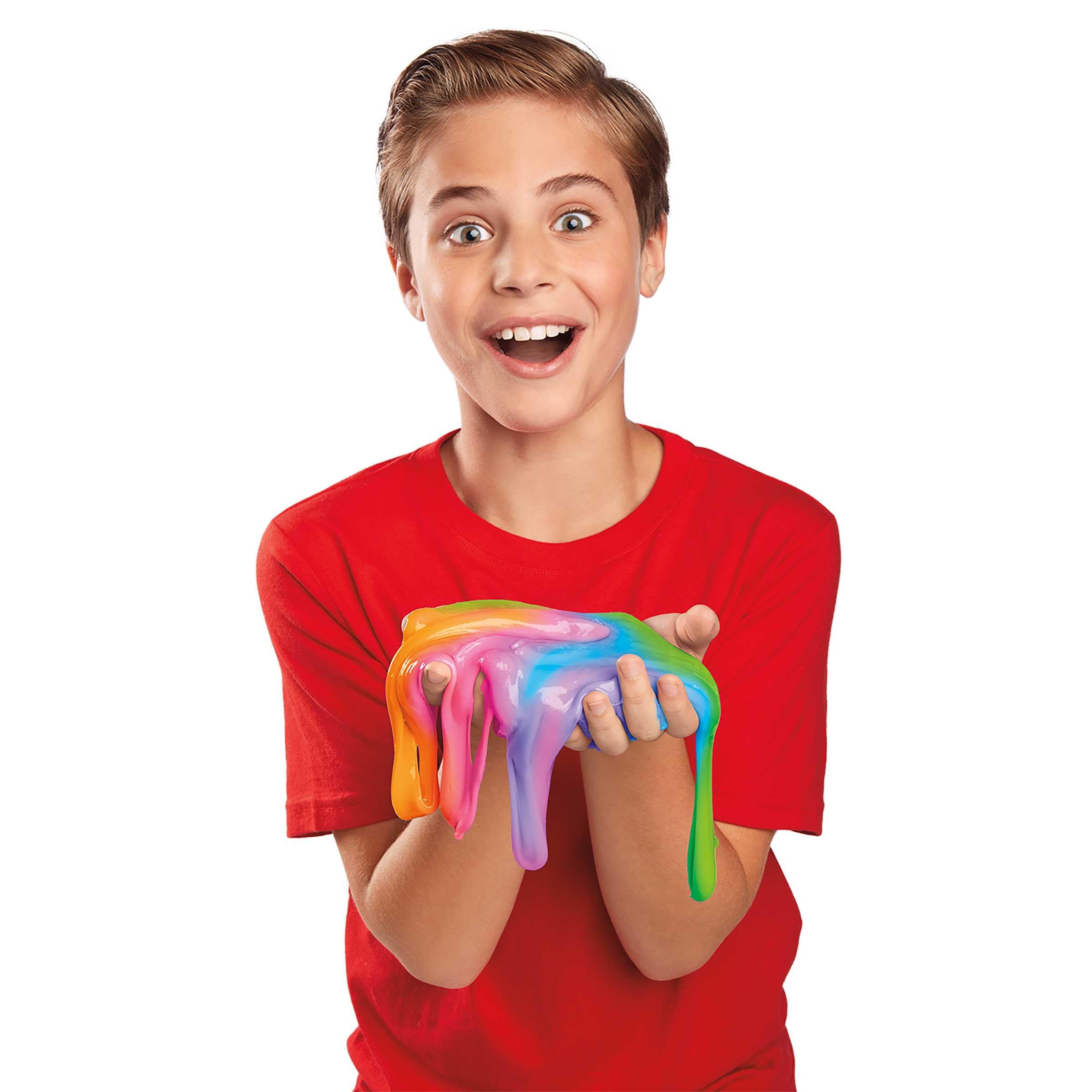 LEXIBOOK Slimy Mix Kit - 12 Colors | Glitter, Foam Beads, Pearls | Sensory & Creativity Toy 3