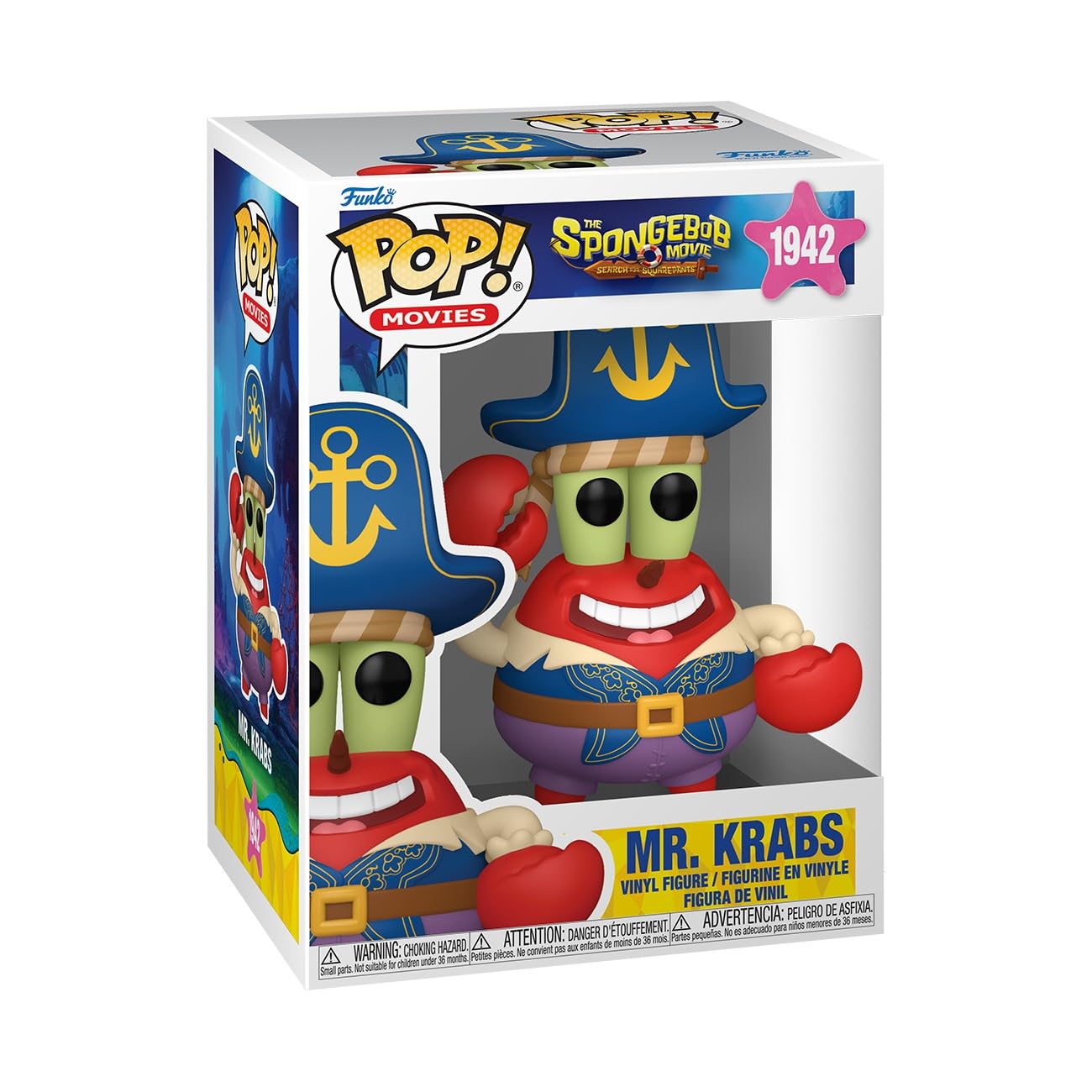 Funko Pop! Movies: The SpongeBob Movie - Mr. Krabs Vinyl Figure