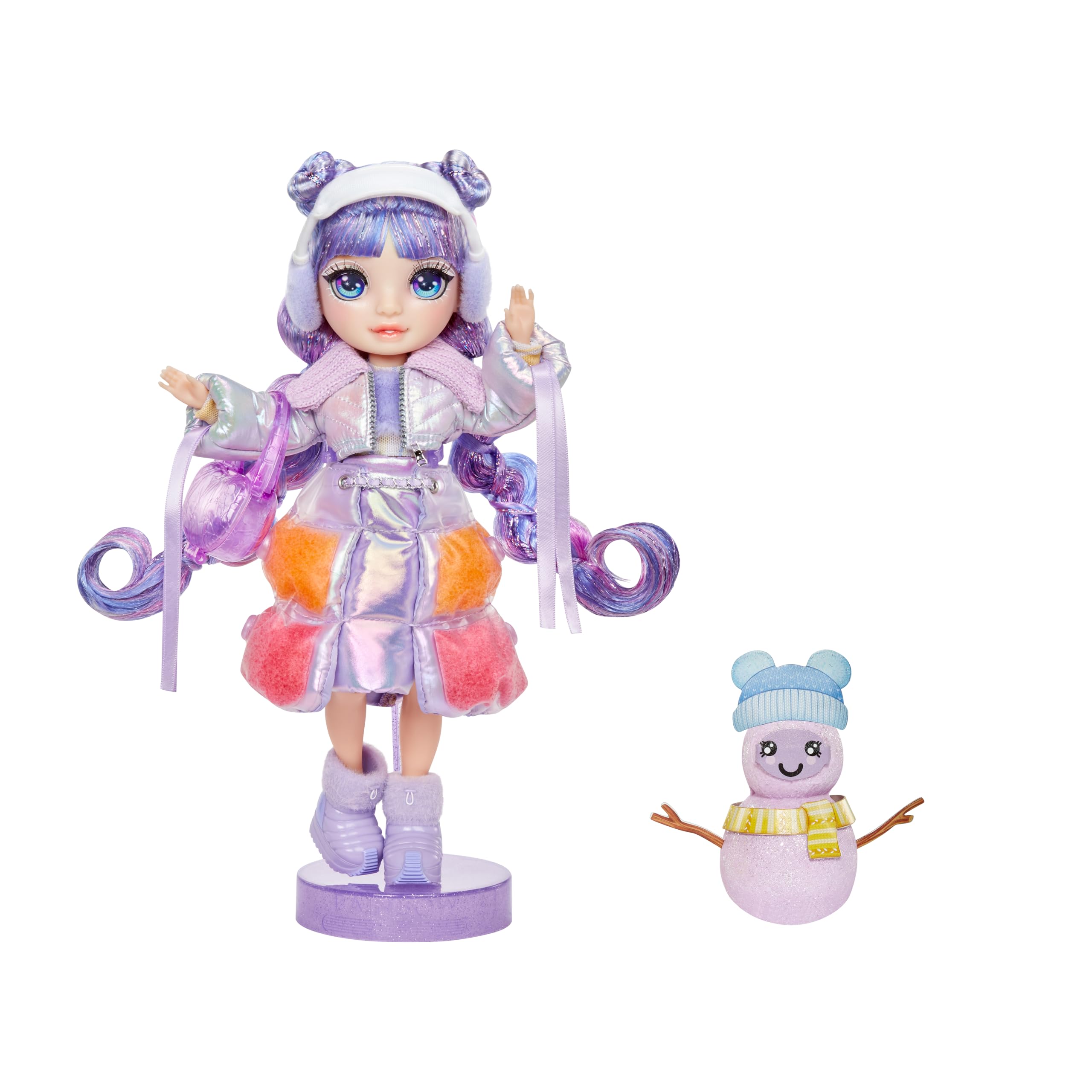 Rainbow High Winter Wonderland - Violet (Purple) 28 cm Fashion Doll with Magic Snow Outfit 15