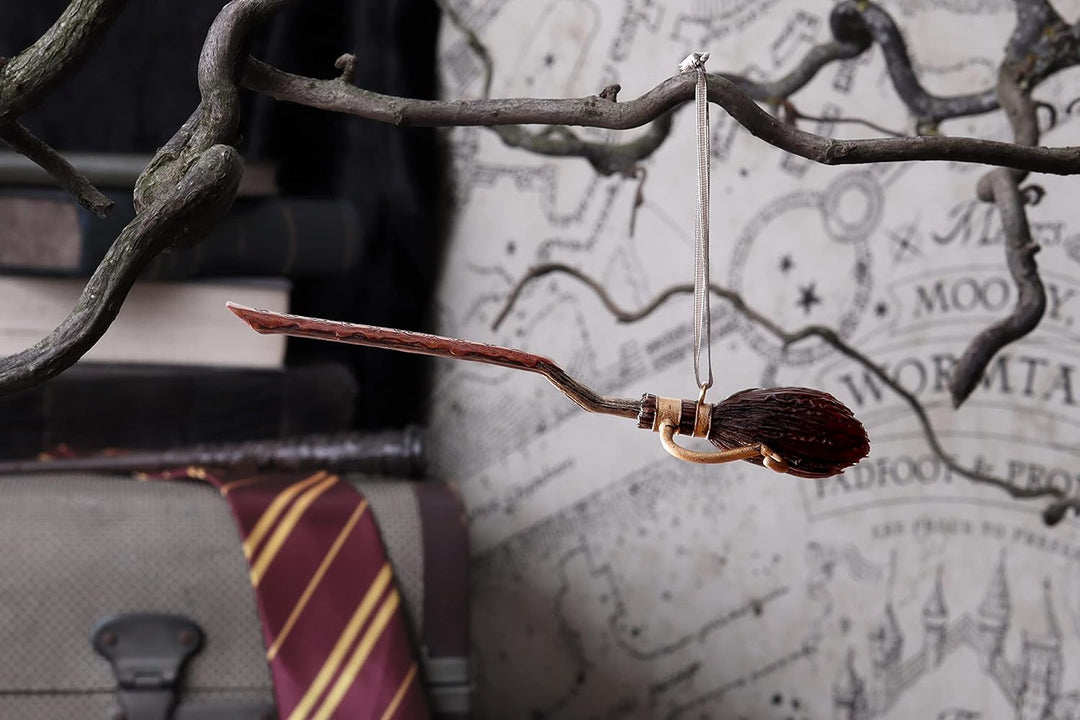 Nemesis Now Harry Potter Firebolt Hanging Ornament 15.5cm, Brown