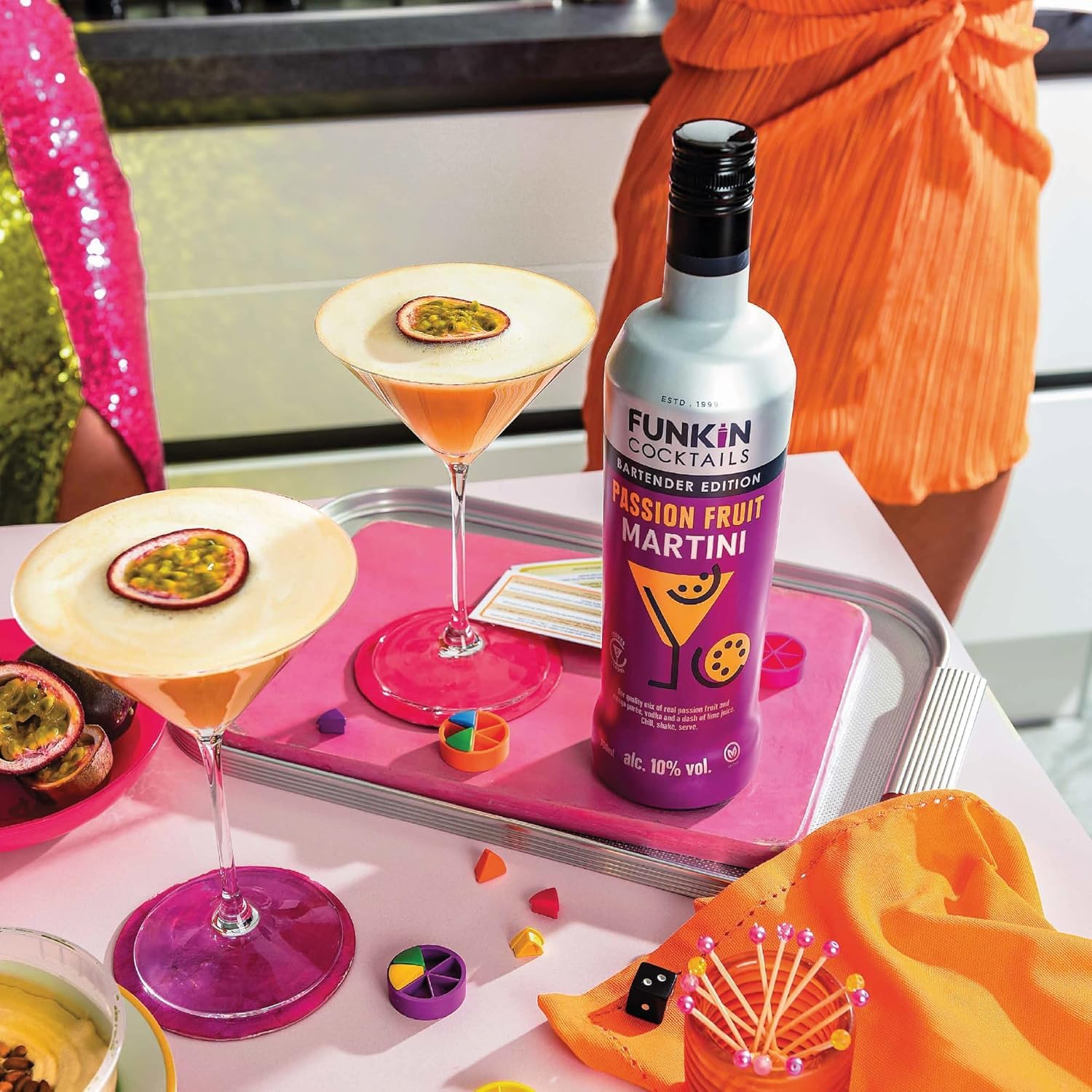 Funkin Cocktails Ready to Drink Passion Fruit Martini Bottle | 10% ABV | 700 ml 5