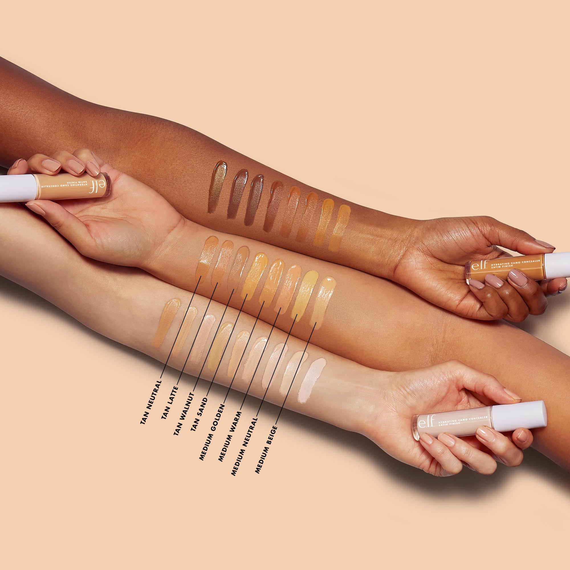 e.l.f. Hydrating Satin Camo Concealer - Medium Golden (5.67 g) 6