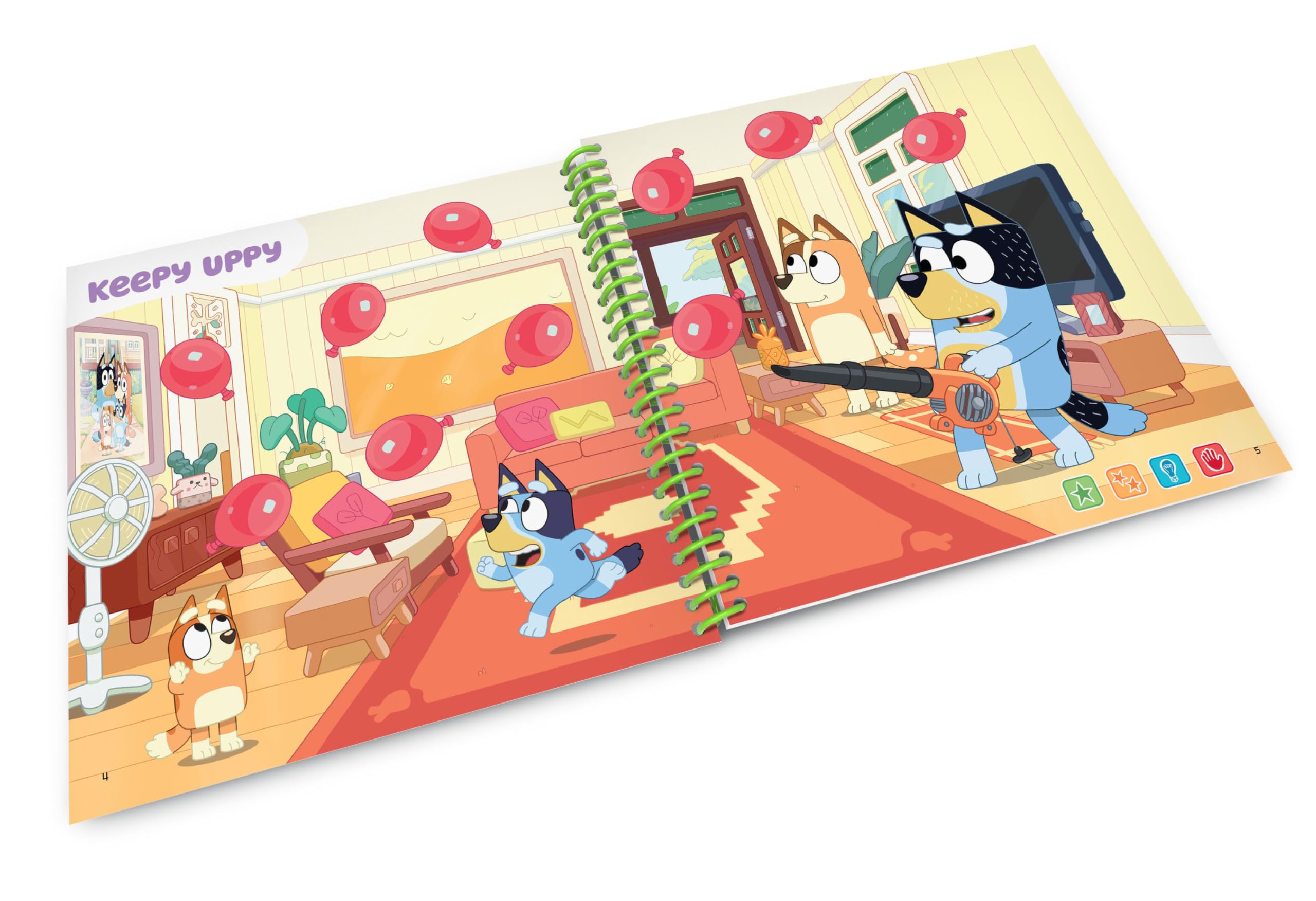 LeapFrog LeapStart Bluey Fun and Games Learning System Book | Ages 2-5 | 15+ Activities