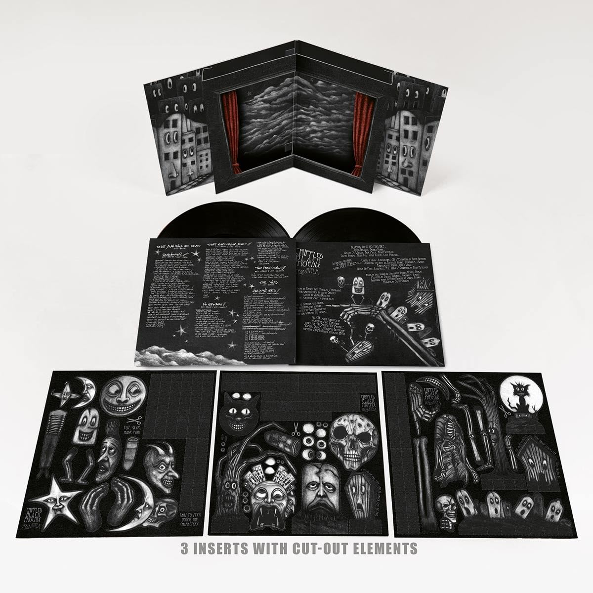 CRIPPLED BLACK PHOENIX - Sceaduhelm [Black 12" Double Vinyl]