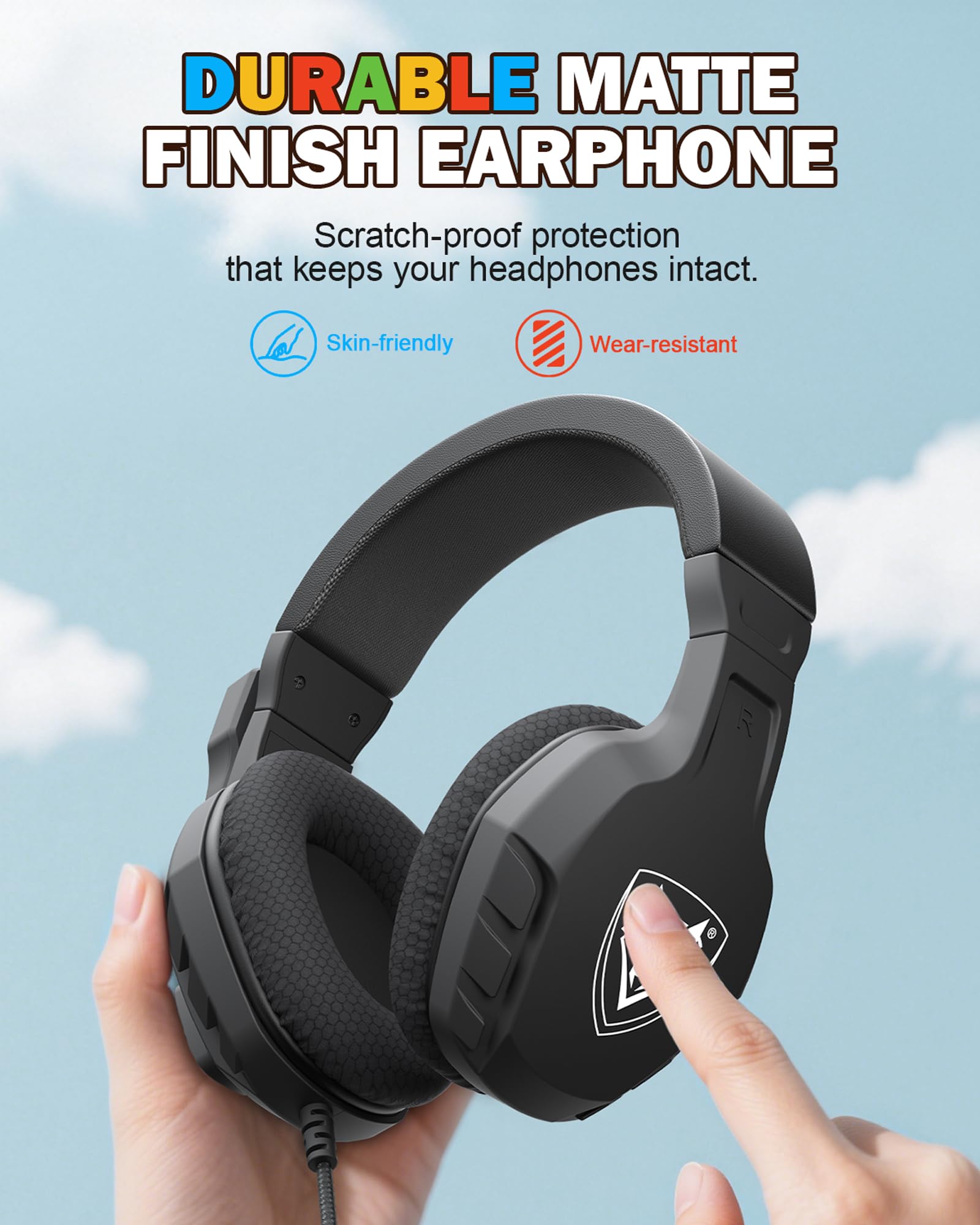 NUBWO U3 Gaming Headset - Universal Compatibility, Noise-Canceling Mic, 50mm Drivers | PC, PS5, Xbox 9