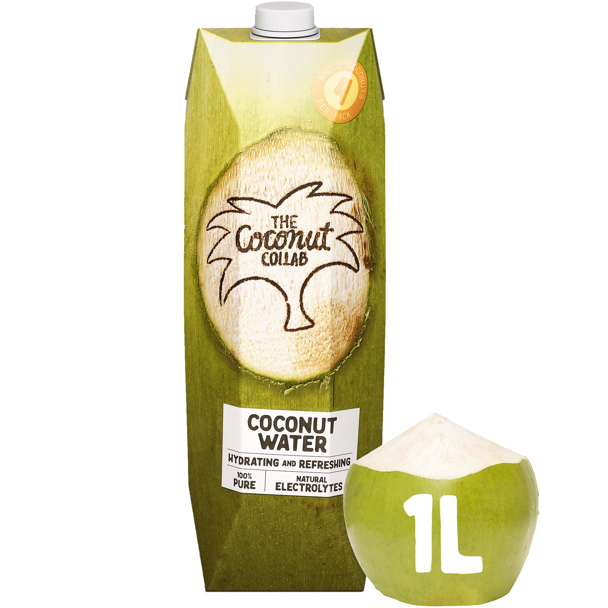 The Coconut Collaborative Coconut Water - 100% Pure, Single Origin, No Added Sugar | 1 L 1