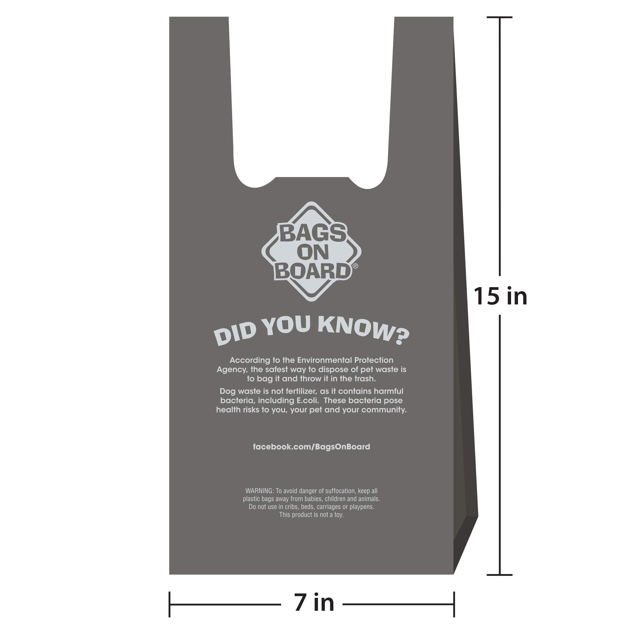 Bags on Board Hand Armour Extra Thick Dog Poo Bags - Leak Proof | 7 x 15 in | 200 Count 5